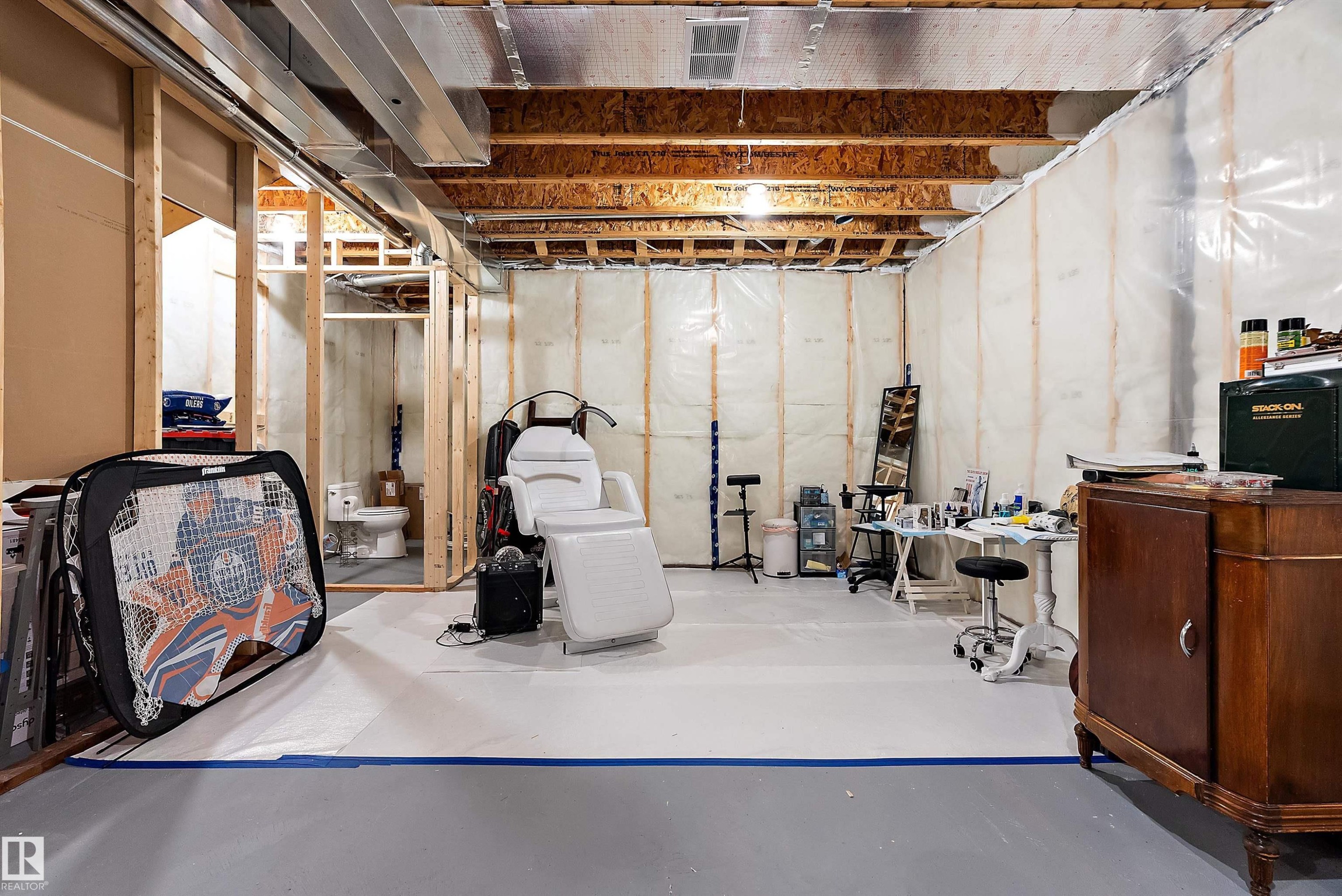 17 Emerald Way, Spruce Grove, AB - Indoor Photo Showing Basement