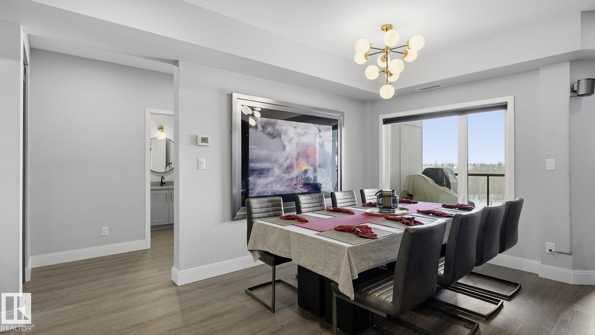 311 7463 May Common, Edmonton, AB - Indoor Photo Showing Dining Room