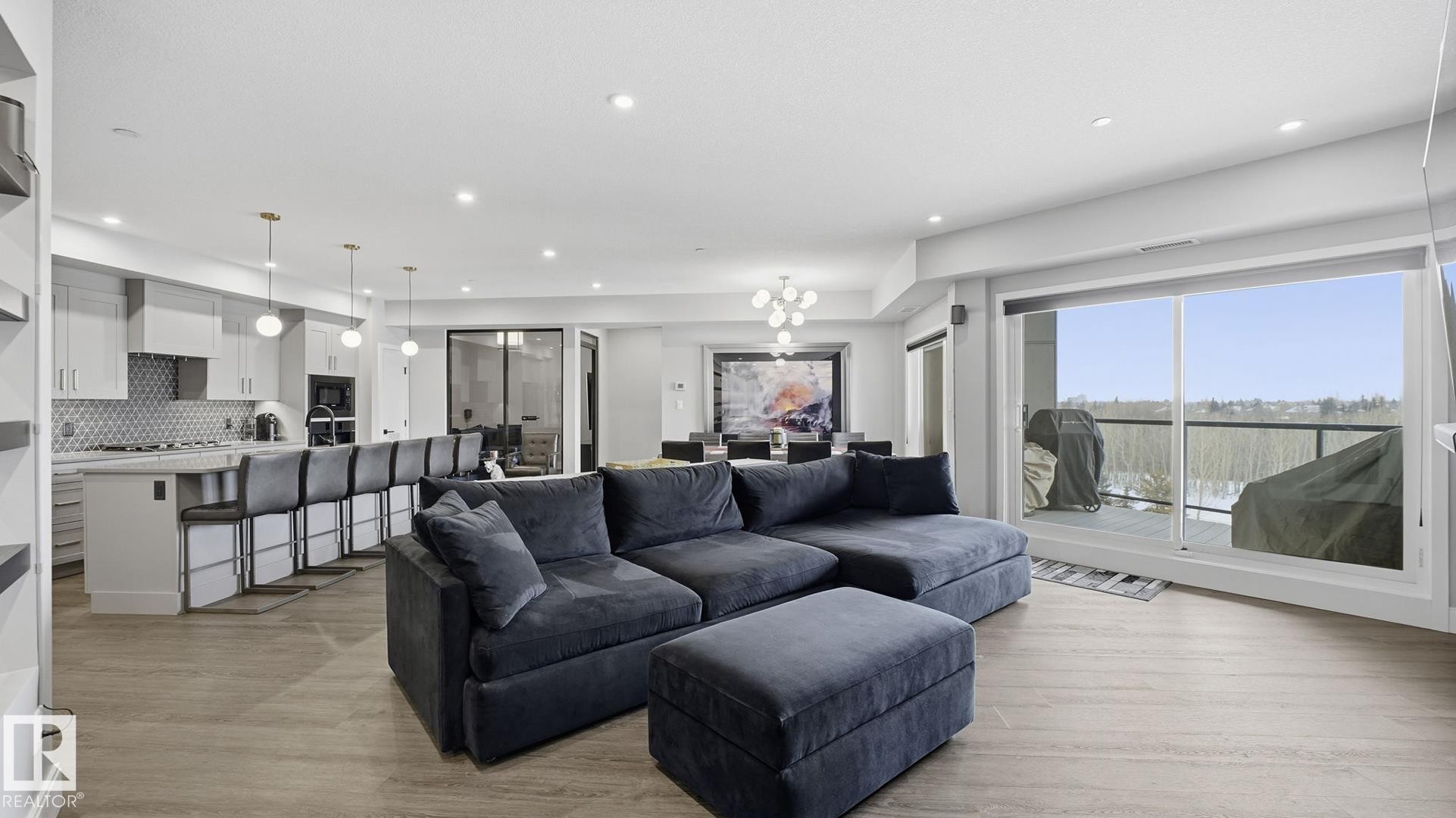 311 7463 May Common, Edmonton, AB - Indoor Photo Showing Living Room