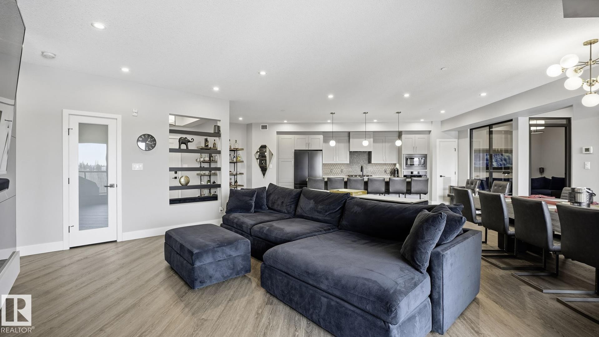 311 7463 May Common, Edmonton, AB - Indoor Photo Showing Living Room