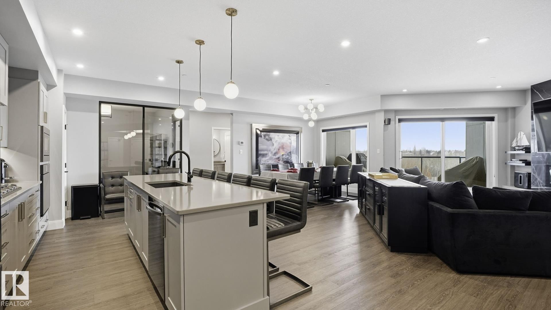 311 7463 May Common, Edmonton, AB - Indoor Photo Showing Kitchen With Upgraded Kitchen