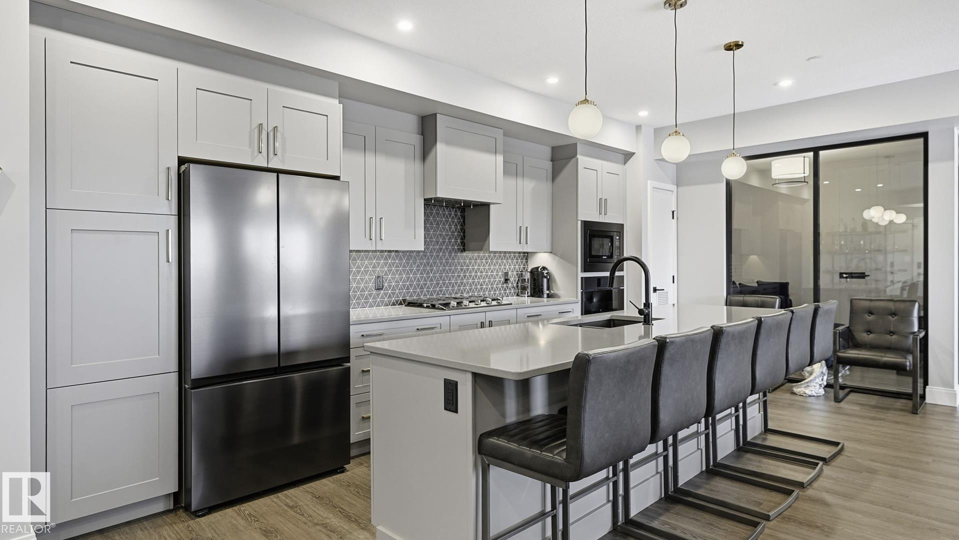 311 7463 May Common, Edmonton, AB - Indoor Photo Showing Kitchen With Upgraded Kitchen