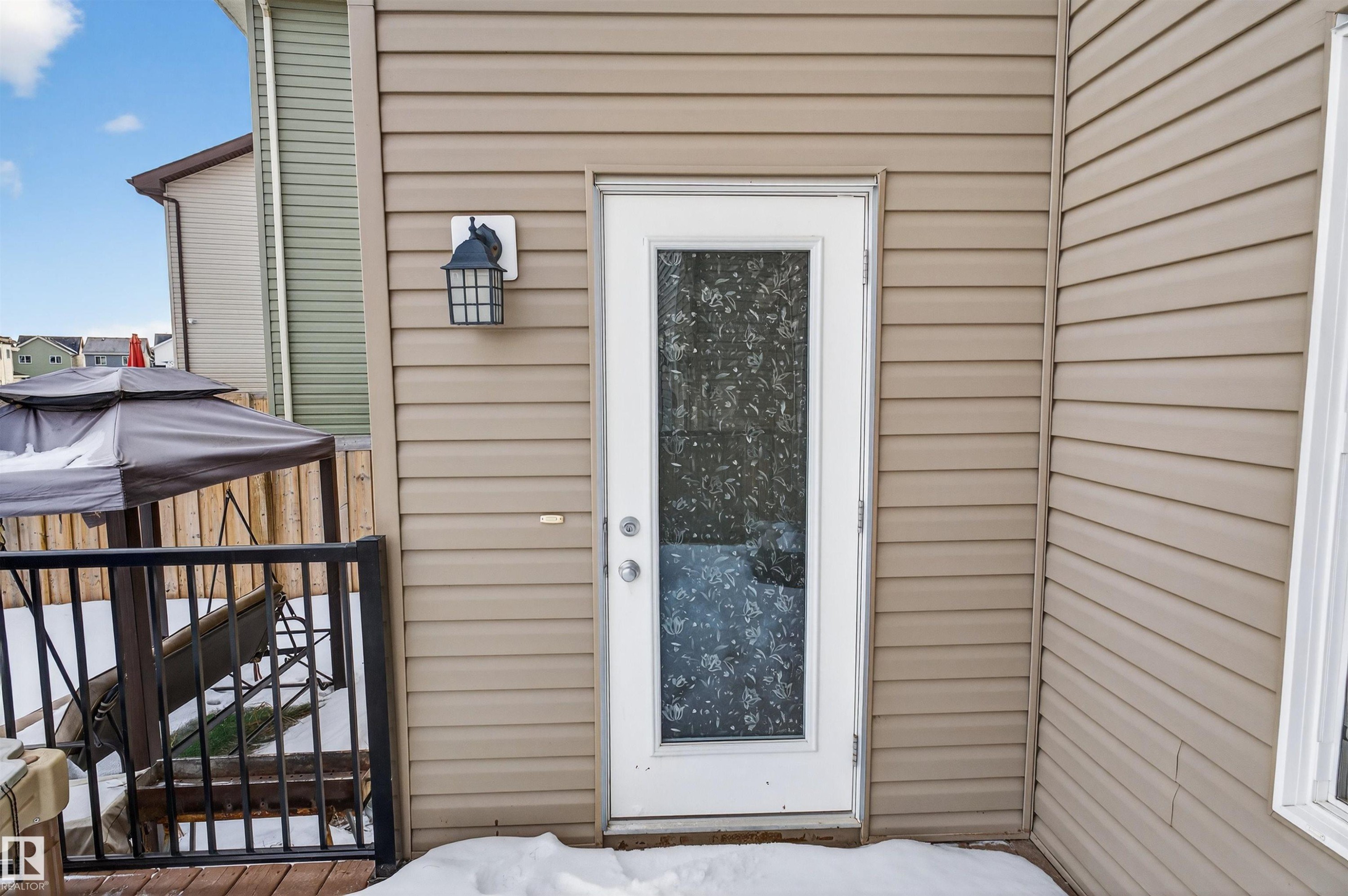 Doorway to property - 4723 Alwood Bend Bend Sw, Edmonton, AB - Outdoor With Exterior