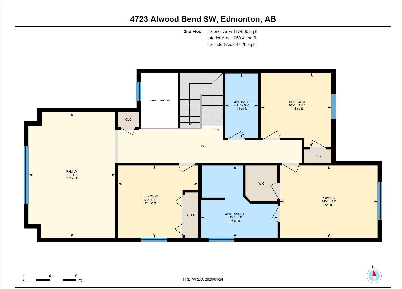 View of home floor plan - 4723 Alwood Bend Bend Sw, Edmonton, AB - Other