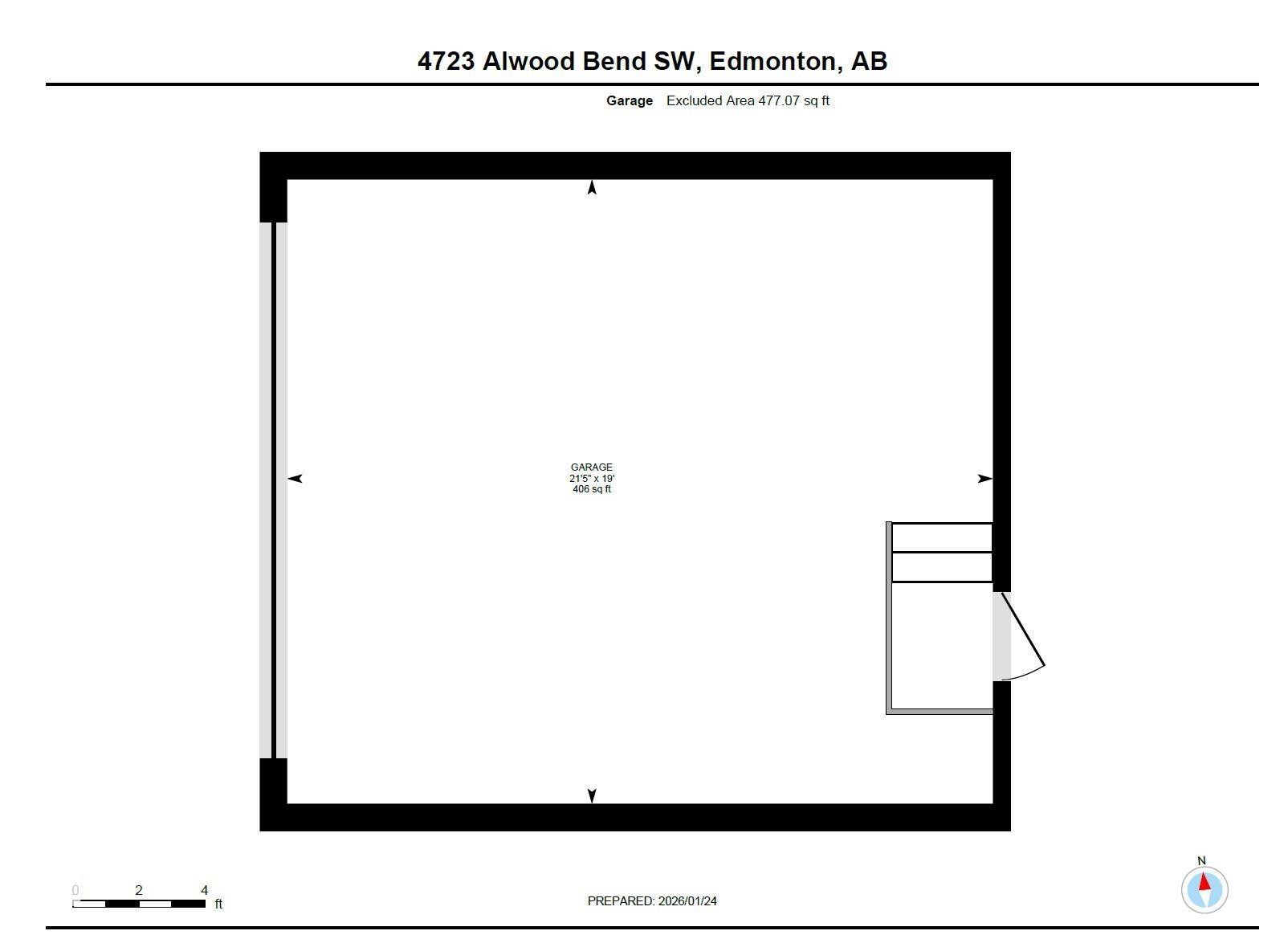 View of room layout - 4723 Alwood Bend Bend Sw, Edmonton, AB - Other