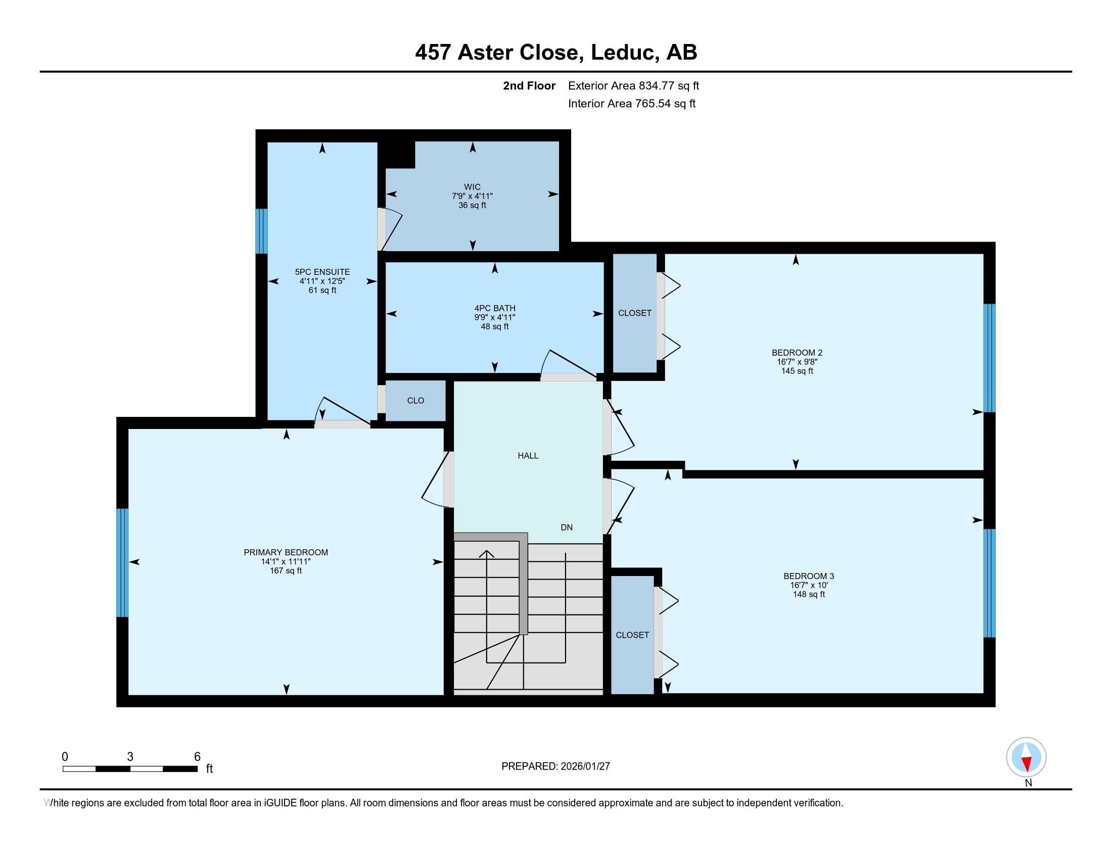 View of room layout - 457 Aster Close, Leduc, AB - Other