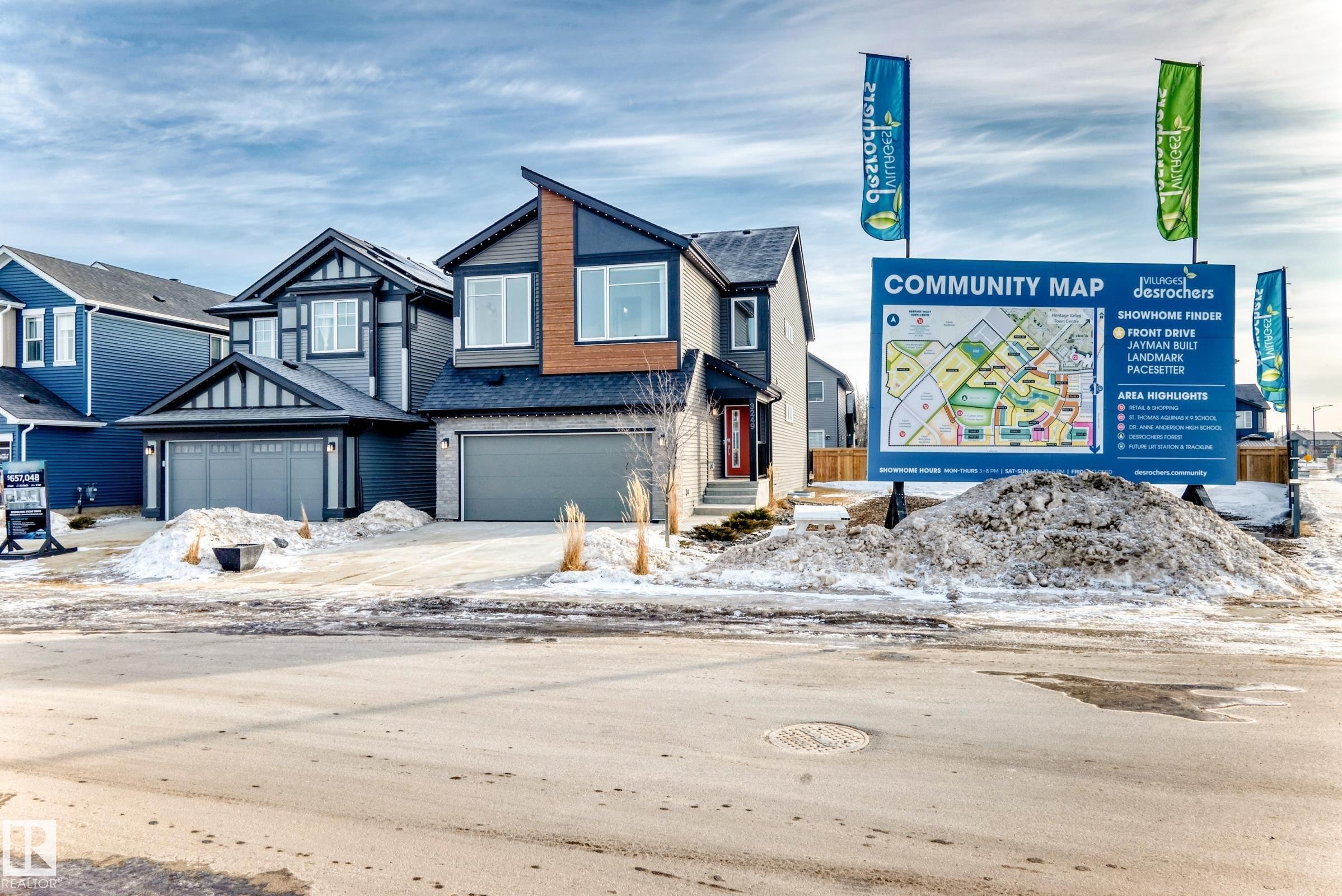 3249 Dixon Way, Edmonton, AB - Outdoor With Facade