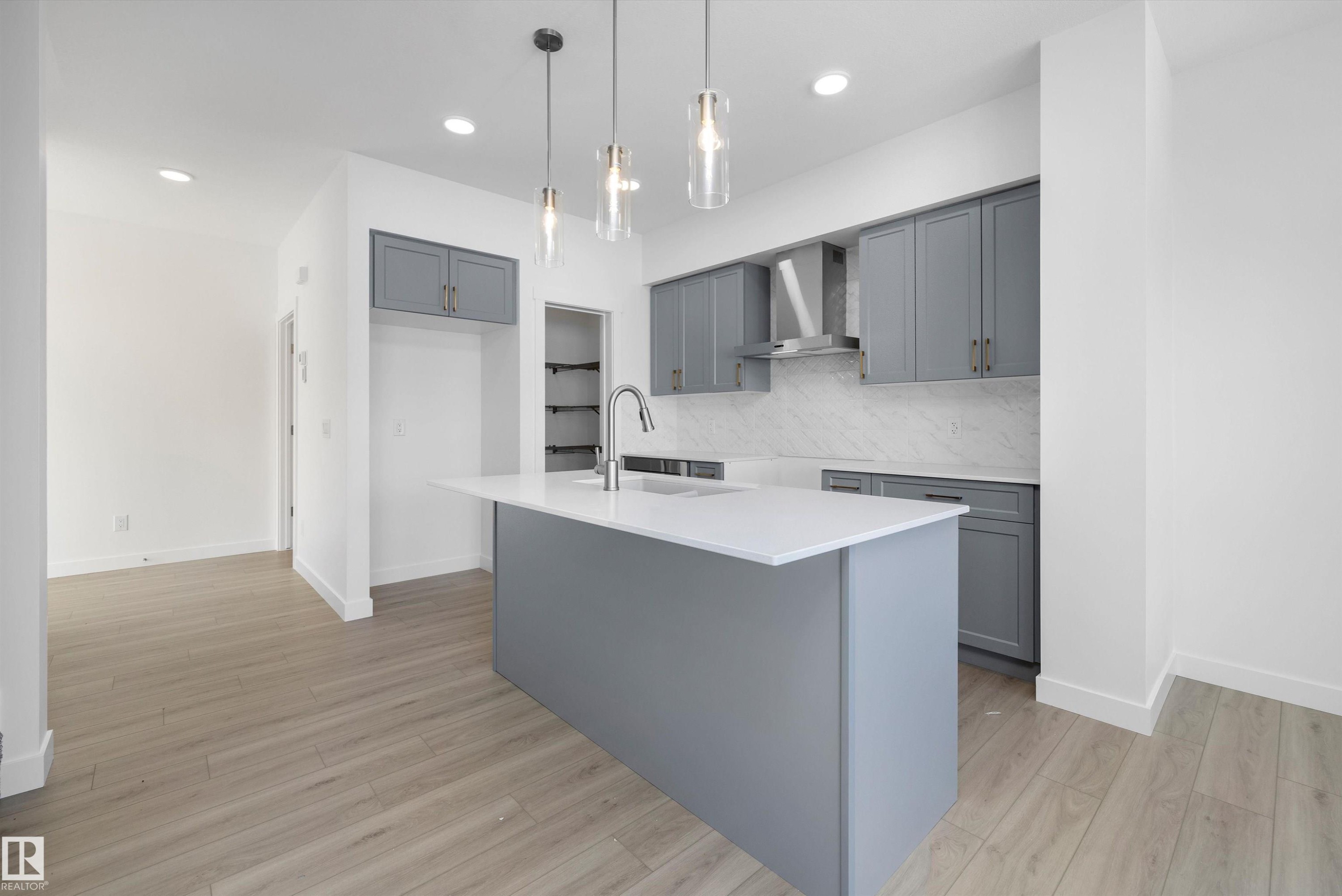 4182 Kinglet Drive, Edmonton, AB - Indoor Photo Showing Kitchen With Upgraded Kitchen