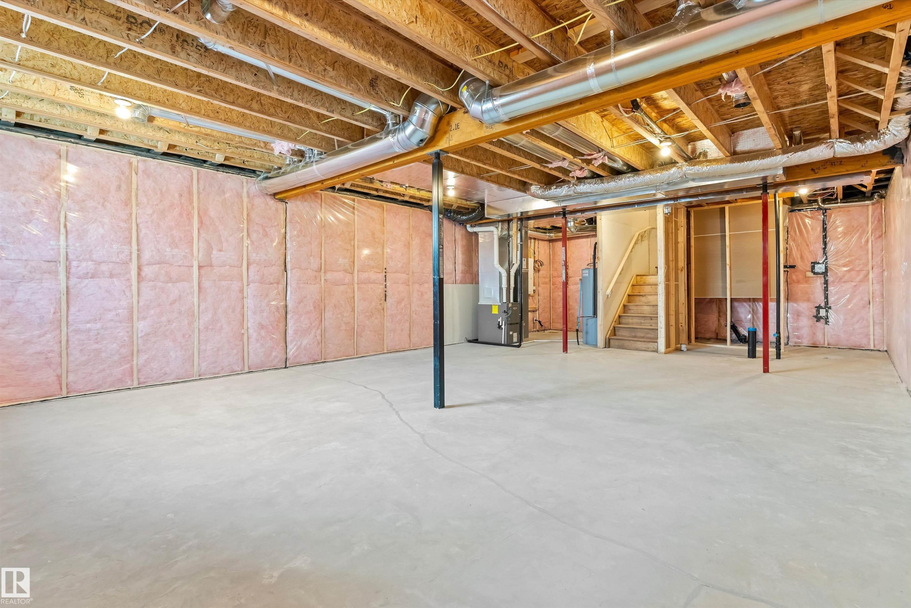 740 Astoria Way, Devon, AB - Indoor Photo Showing Basement