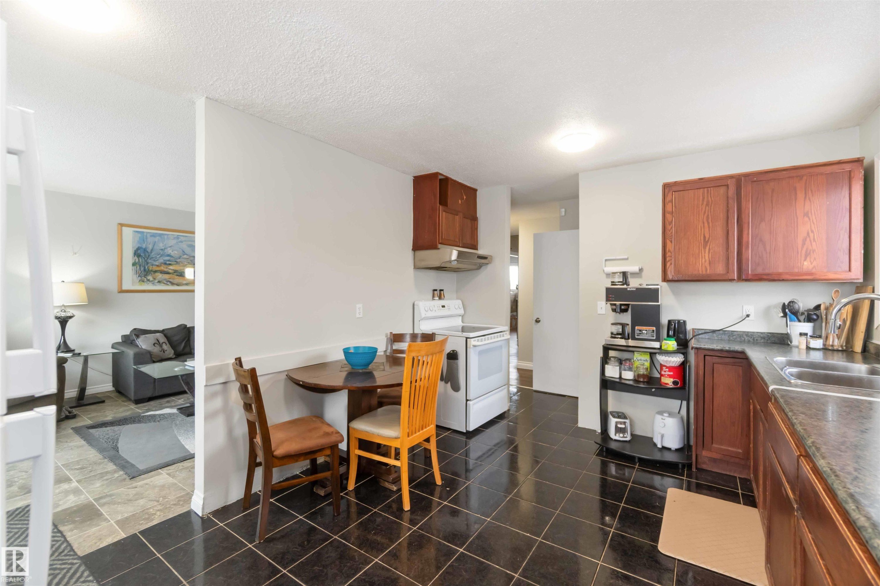 11306 32 Street, Edmonton, AB - Indoor Photo Showing Kitchen With Double Sink