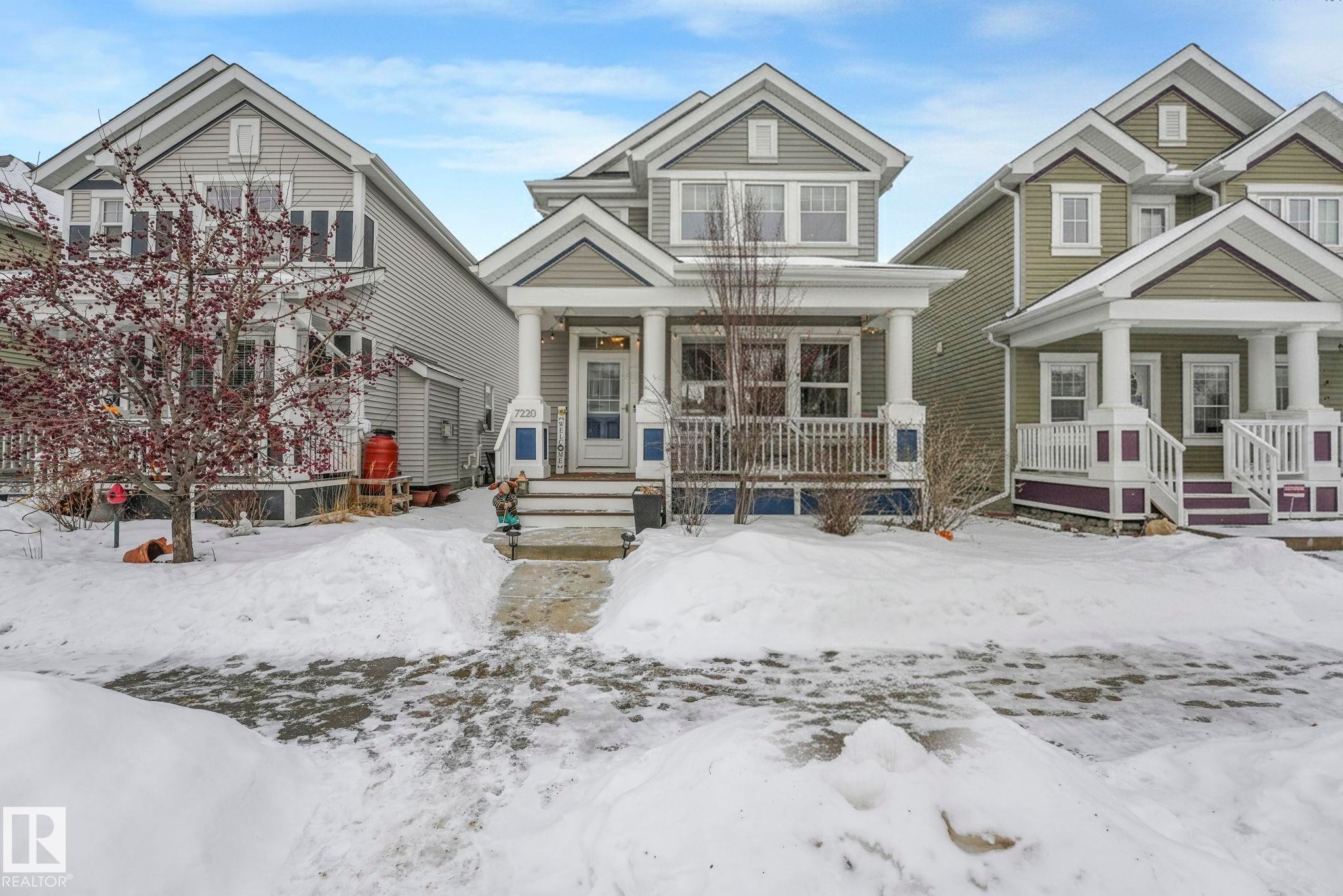 7220 20 Avenue, Edmonton, AB - Outdoor With Deck Patio Veranda With Facade