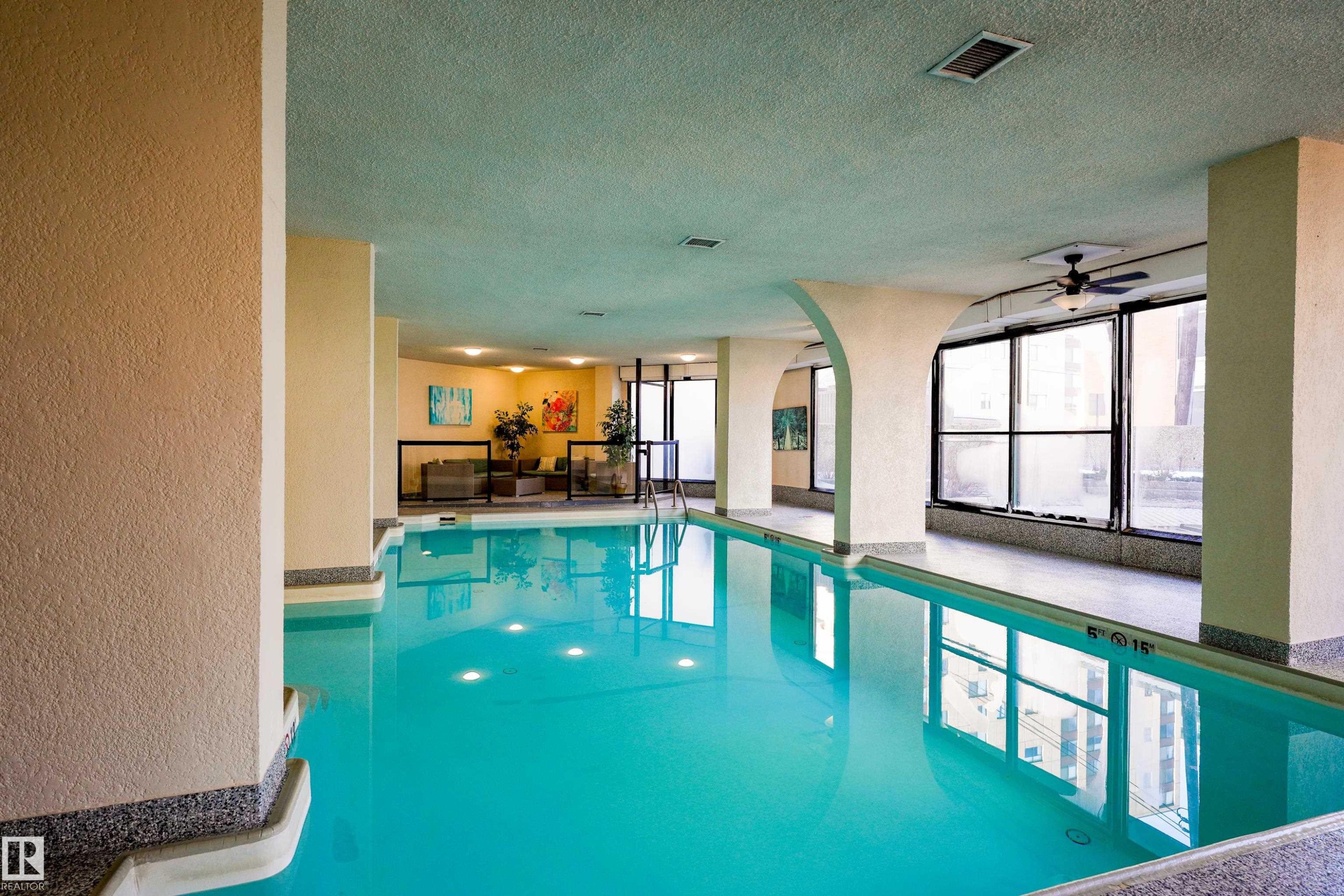 602 11710 100 Avenue, Edmonton, AB - Indoor Photo Showing Other Room With In Ground Pool