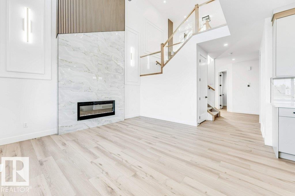 2408 63 Avenue, Rural Leduc County, AB - Indoor Photo Showing Other Room With Fireplace