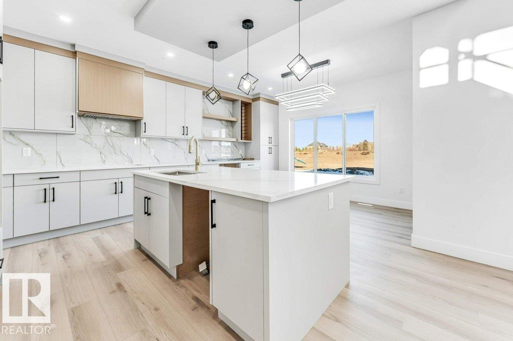 2408 63 Avenue, Rural Leduc County, AB - Indoor Photo Showing Kitchen With Upgraded Kitchen