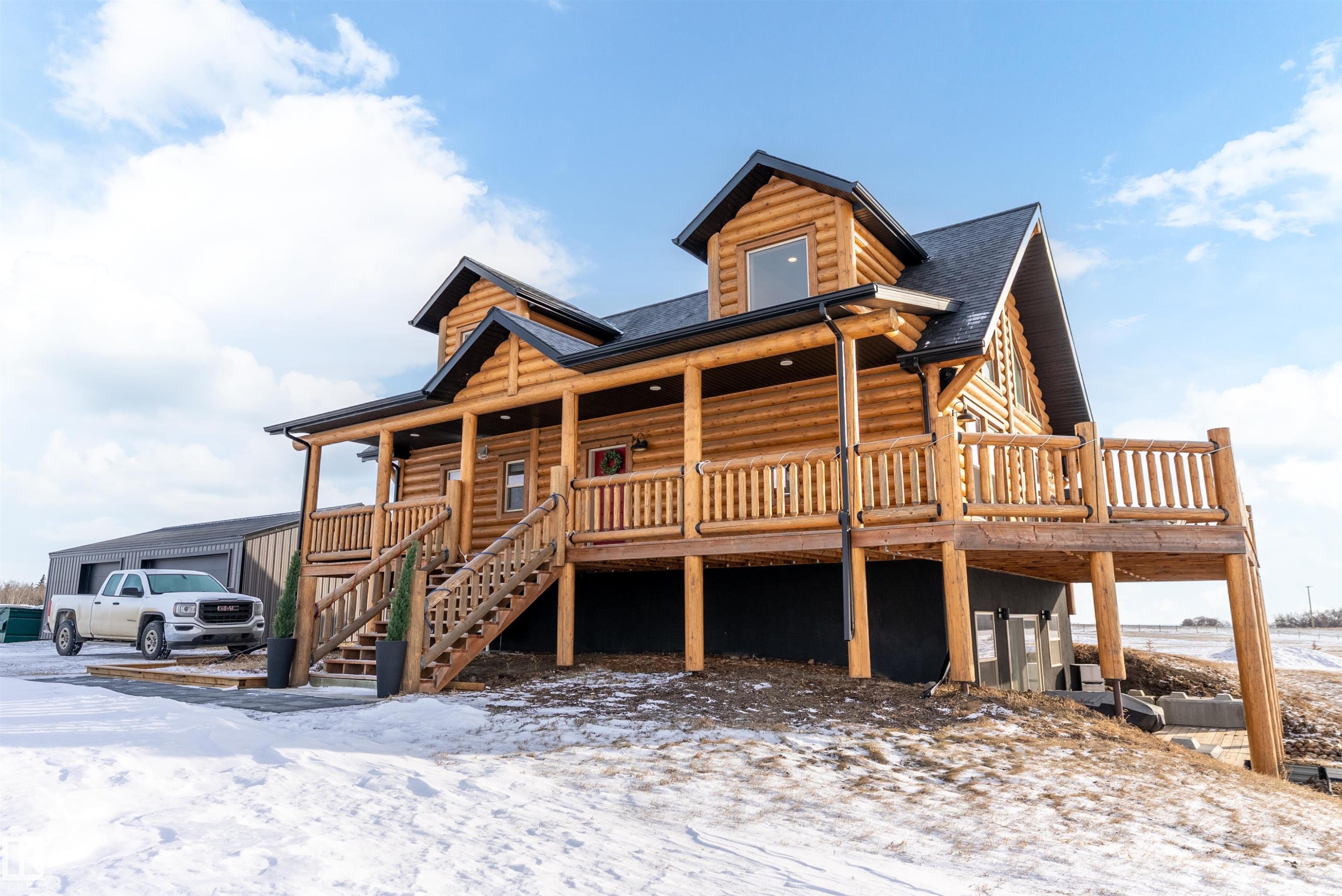 19003 Twp Rd 522, Rural Beaver County, AB - Outdoor With Deck Patio Veranda