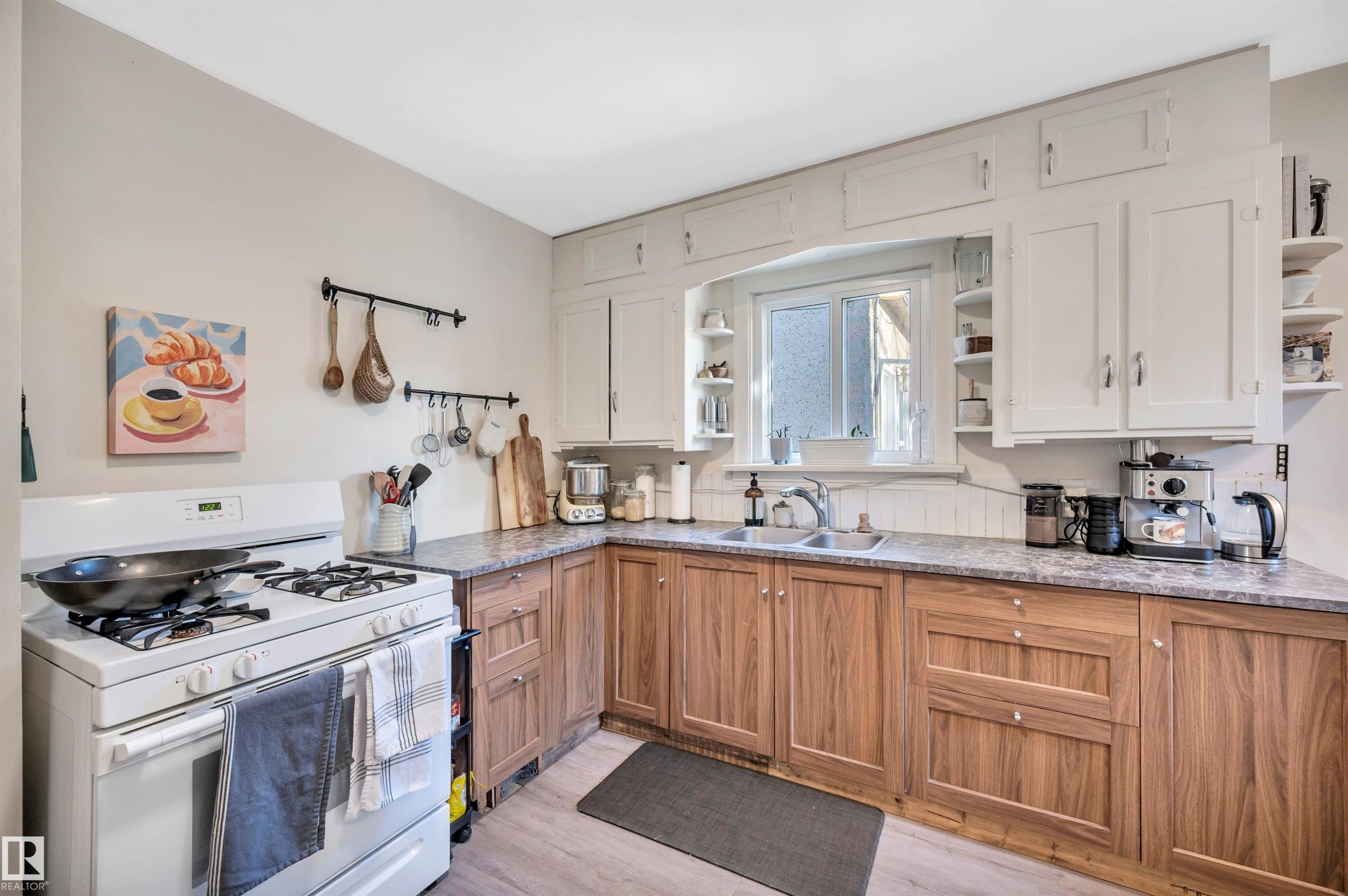 11109 81 Avenue, Edmonton, AB - Indoor Photo Showing Kitchen With Double Sink