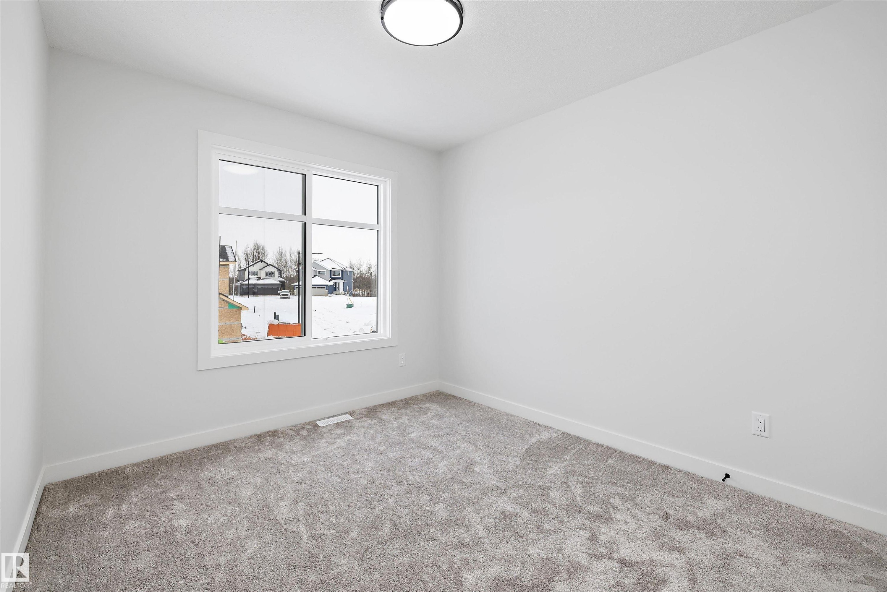 Carpeted empty room featuring baseboards - 230 Edgemont Green Green Nw, Edmonton, AB - Indoor Photo Showing Other Room