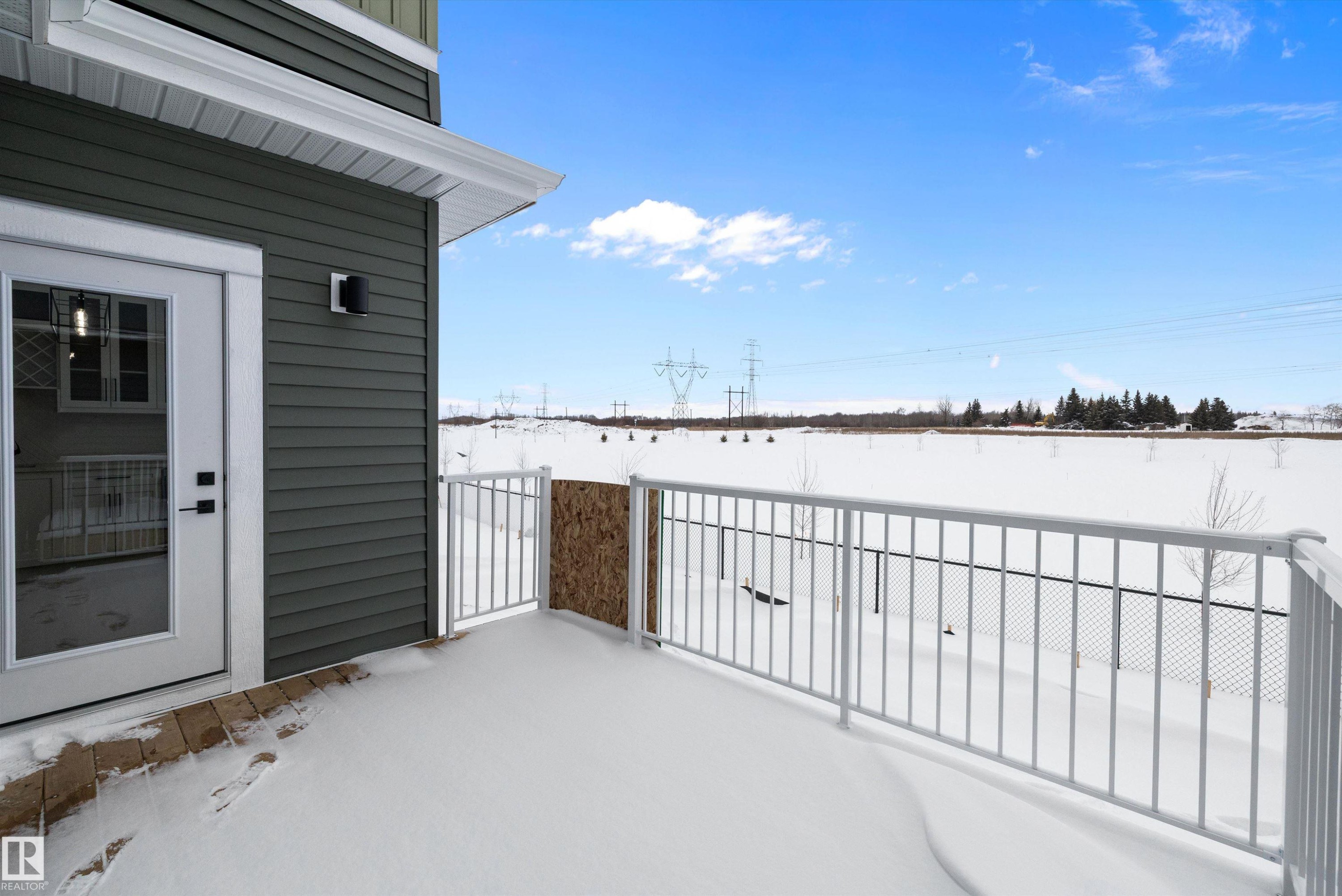 View of balcony - 230 Edgemont Green Green Nw, Edmonton, AB - Outdoor With Exterior