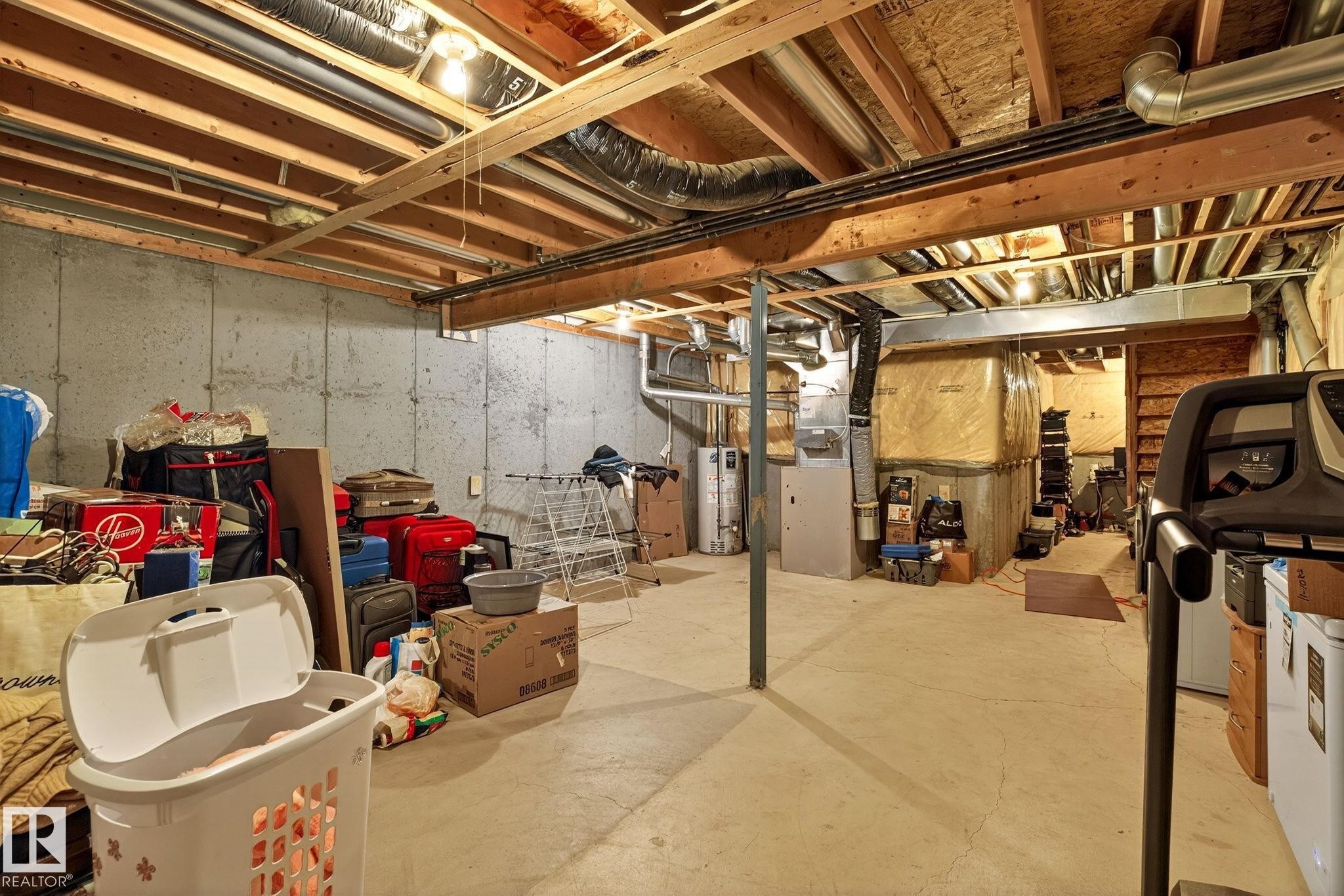 108 150 Edwards Drive, Edmonton, AB - Indoor Photo Showing Basement
