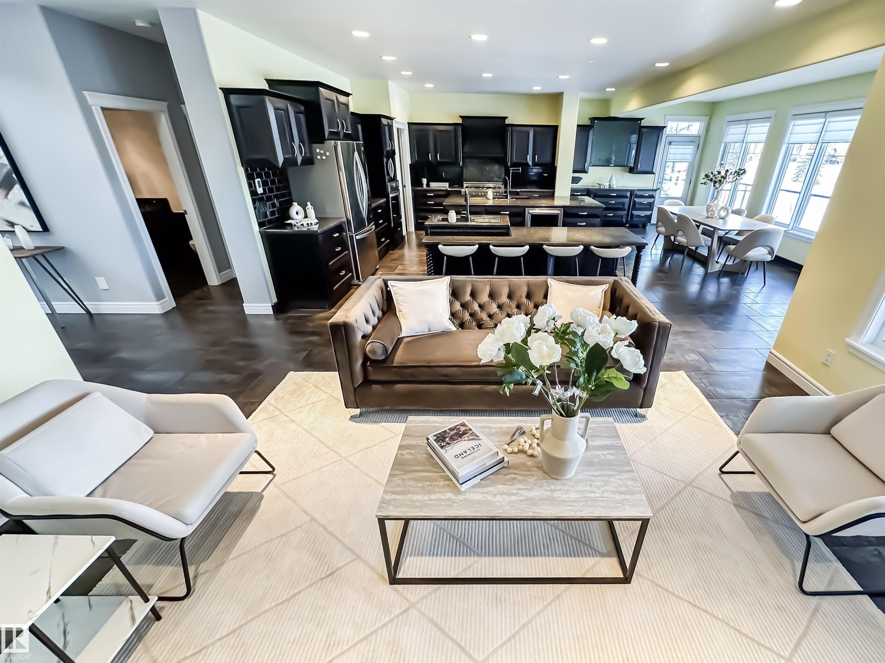 3438 West Landing, Edmonton, AB - Indoor Photo Showing Living Room