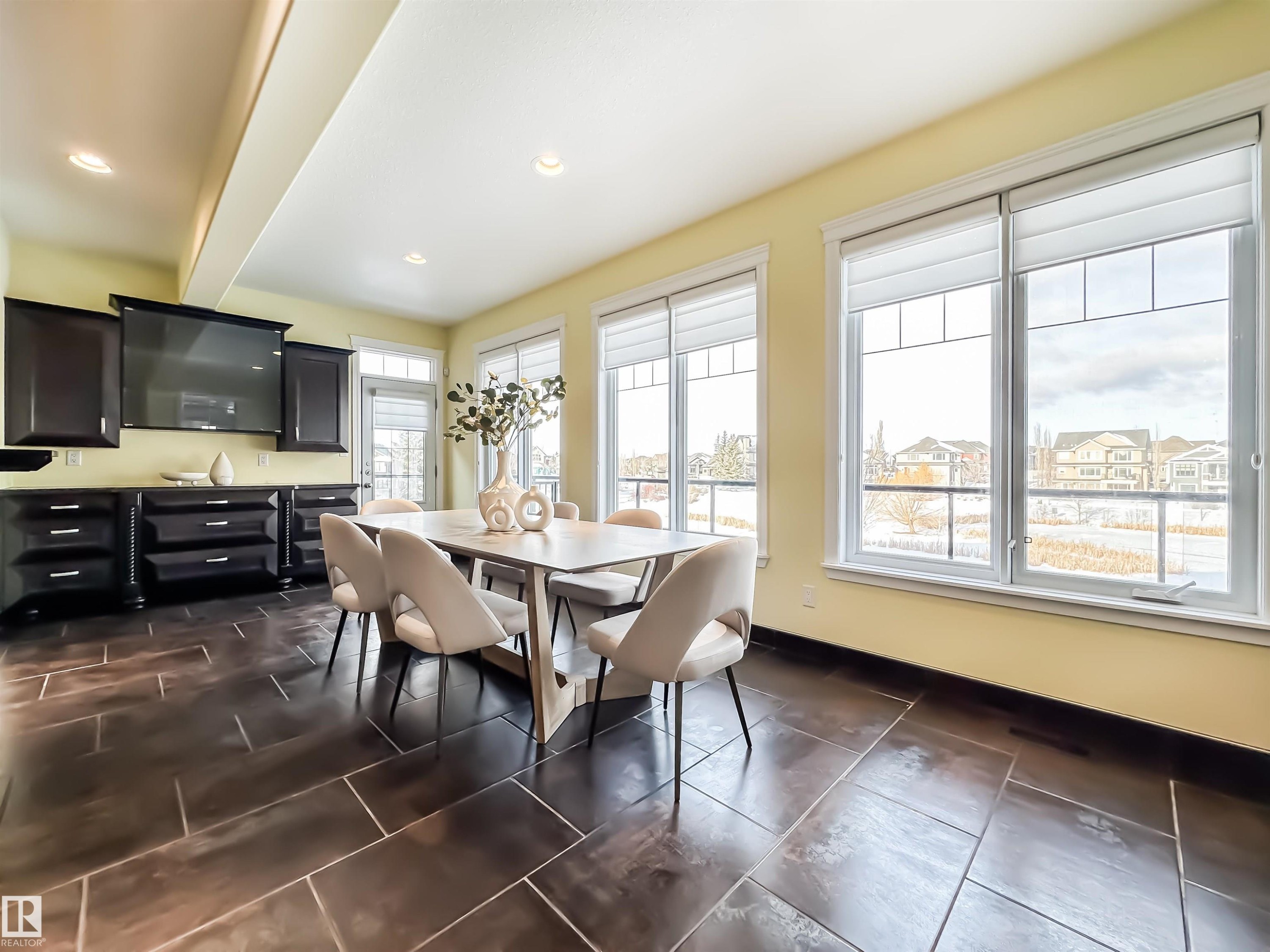 3438 West Landing, Edmonton, AB - Indoor Photo Showing Dining Room