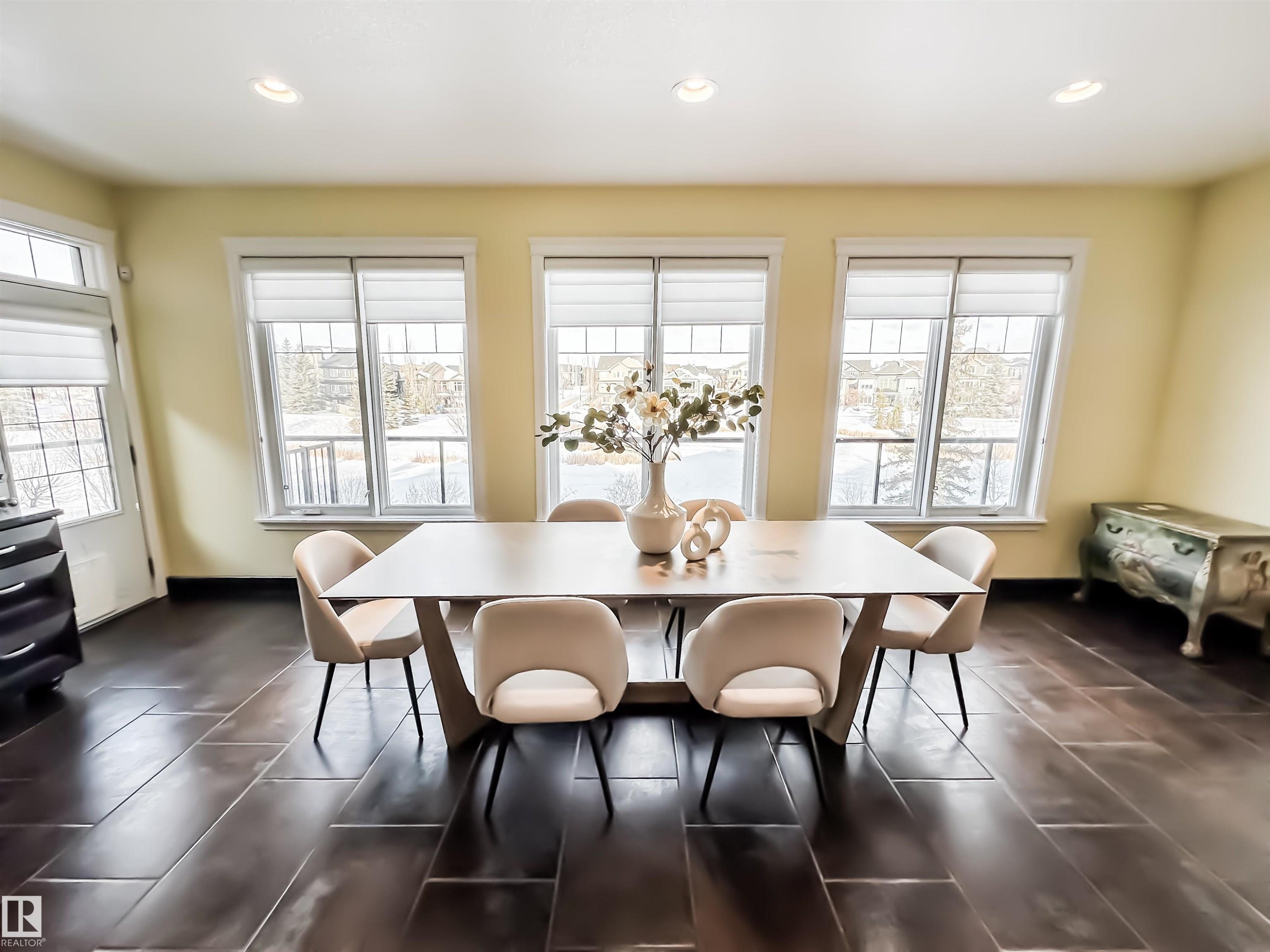 3438 West Landing, Edmonton, AB - Indoor Photo Showing Dining Room