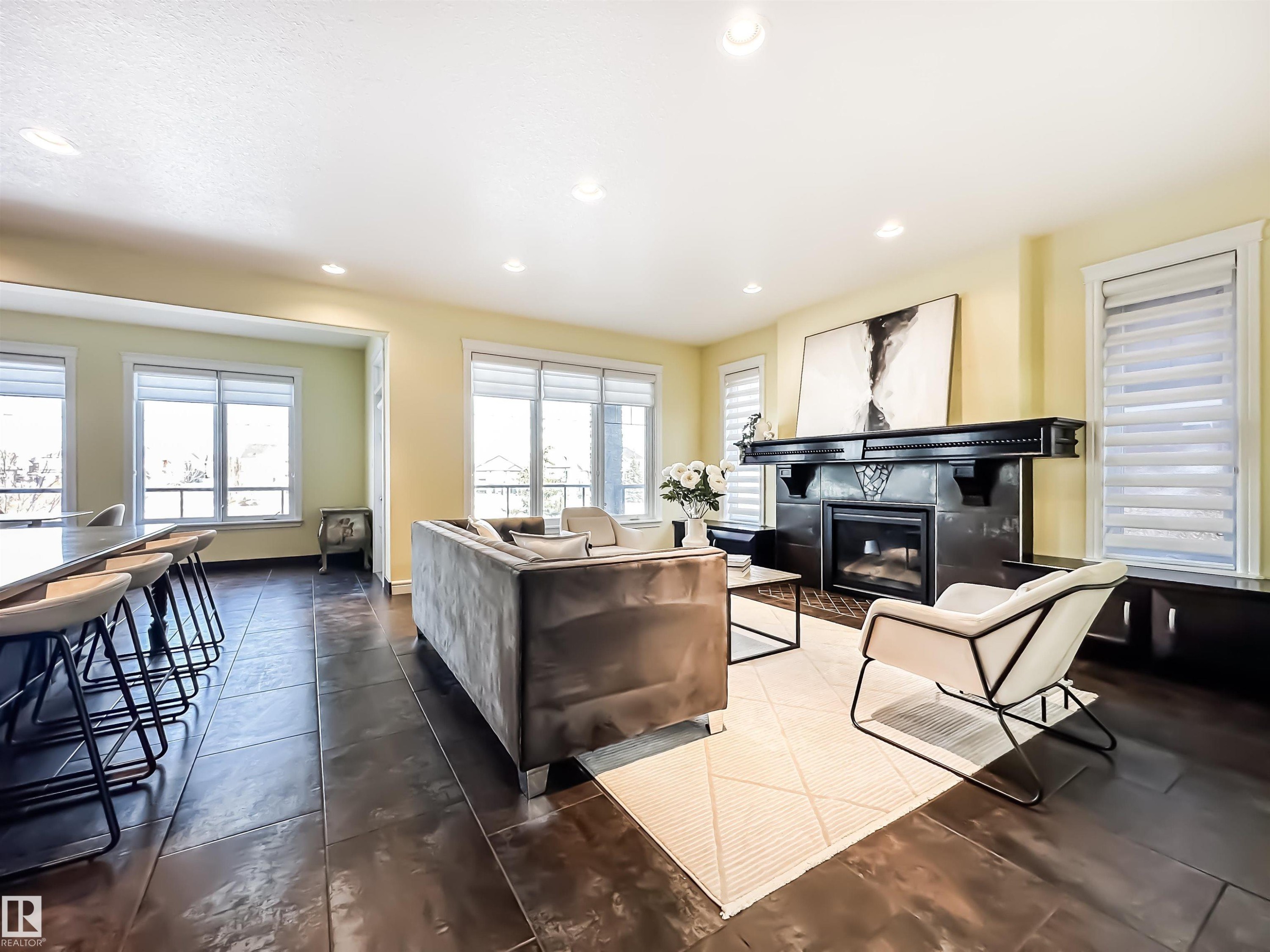 3438 West Landing, Edmonton, AB - Indoor With Fireplace