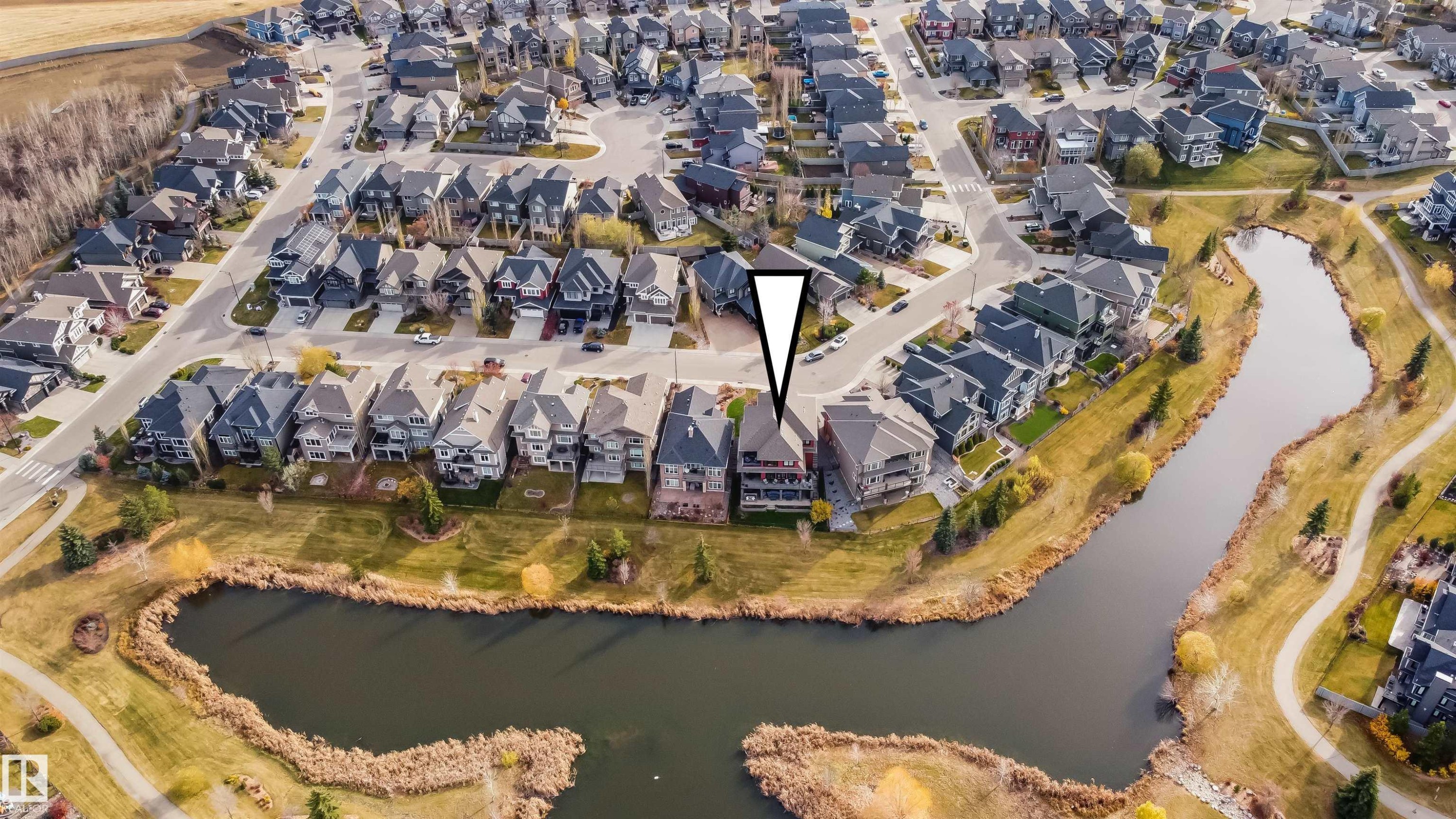 3438 West Landing, Edmonton, AB - Outdoor With Body Of Water With View
