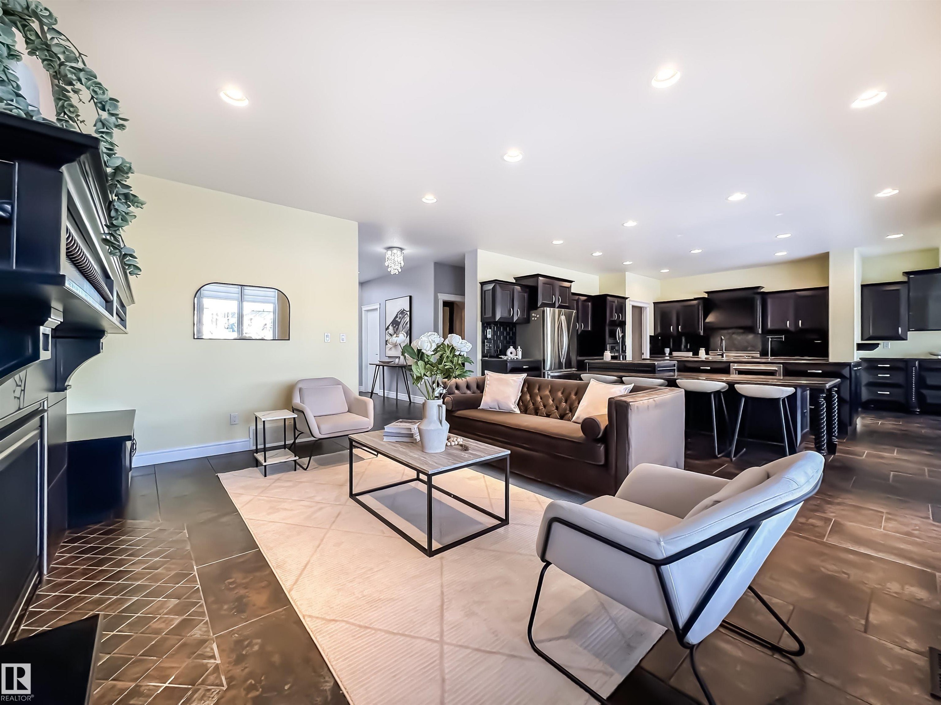 3438 West Landing, Edmonton, AB - Indoor Photo Showing Living Room