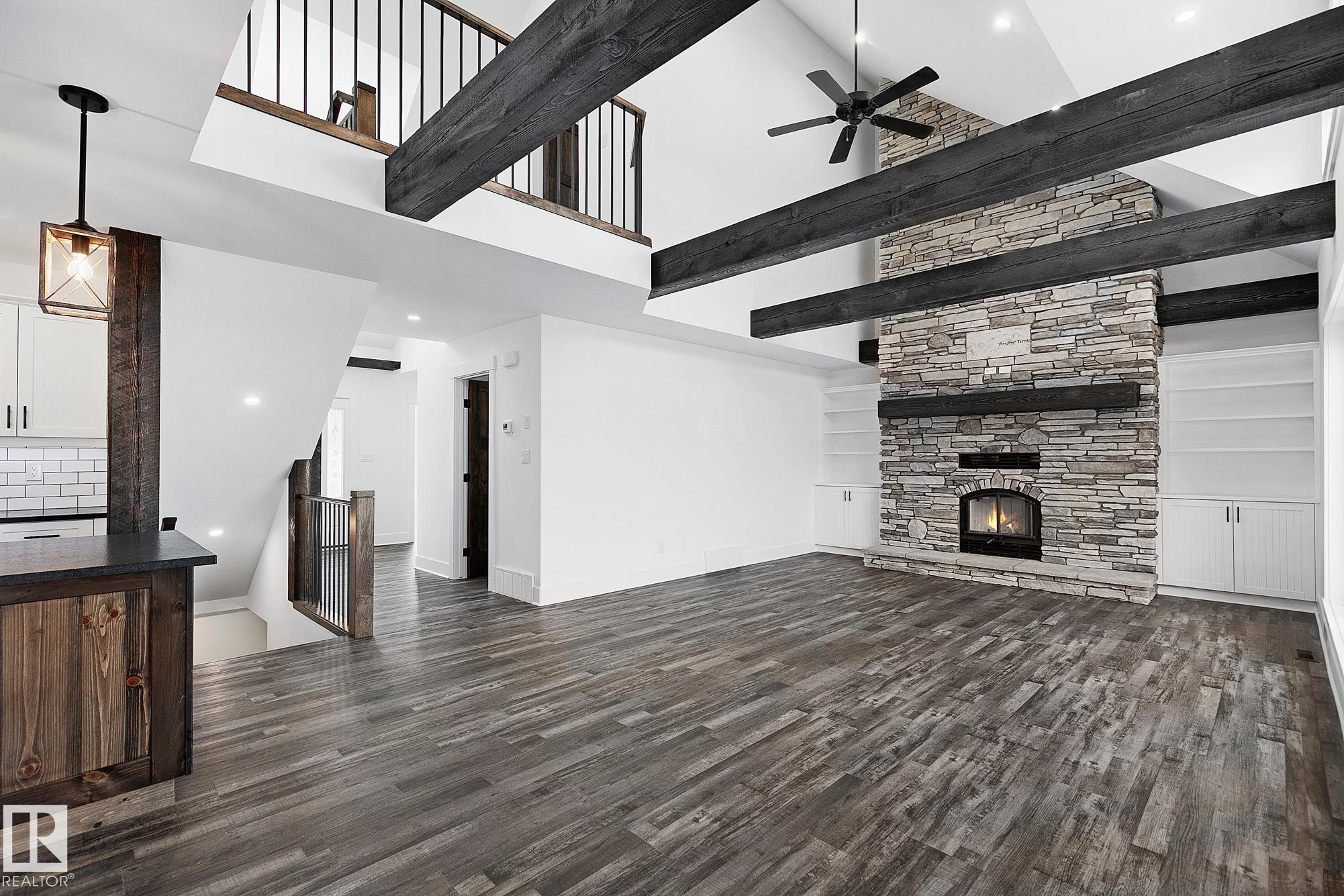 6 52019 Rge Rd 20, Rural Parkland County, AB - Indoor With Fireplace