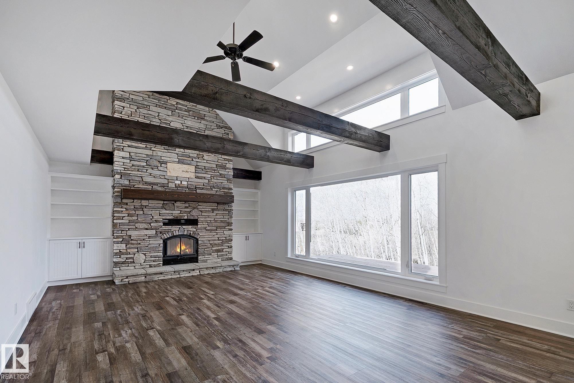 6 52019 Rge Rd 20, Rural Parkland County, AB - Indoor With Fireplace