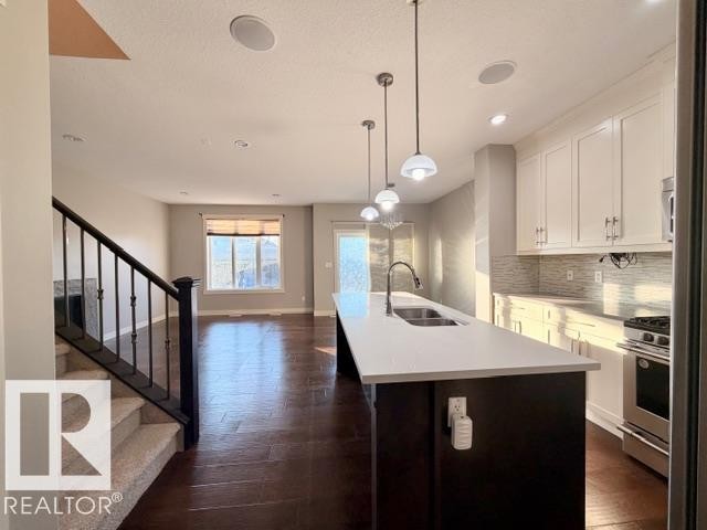 5025 53 Avenue, Calmar, AB - Indoor Photo Showing Kitchen With Double Sink With Upgraded Kitchen