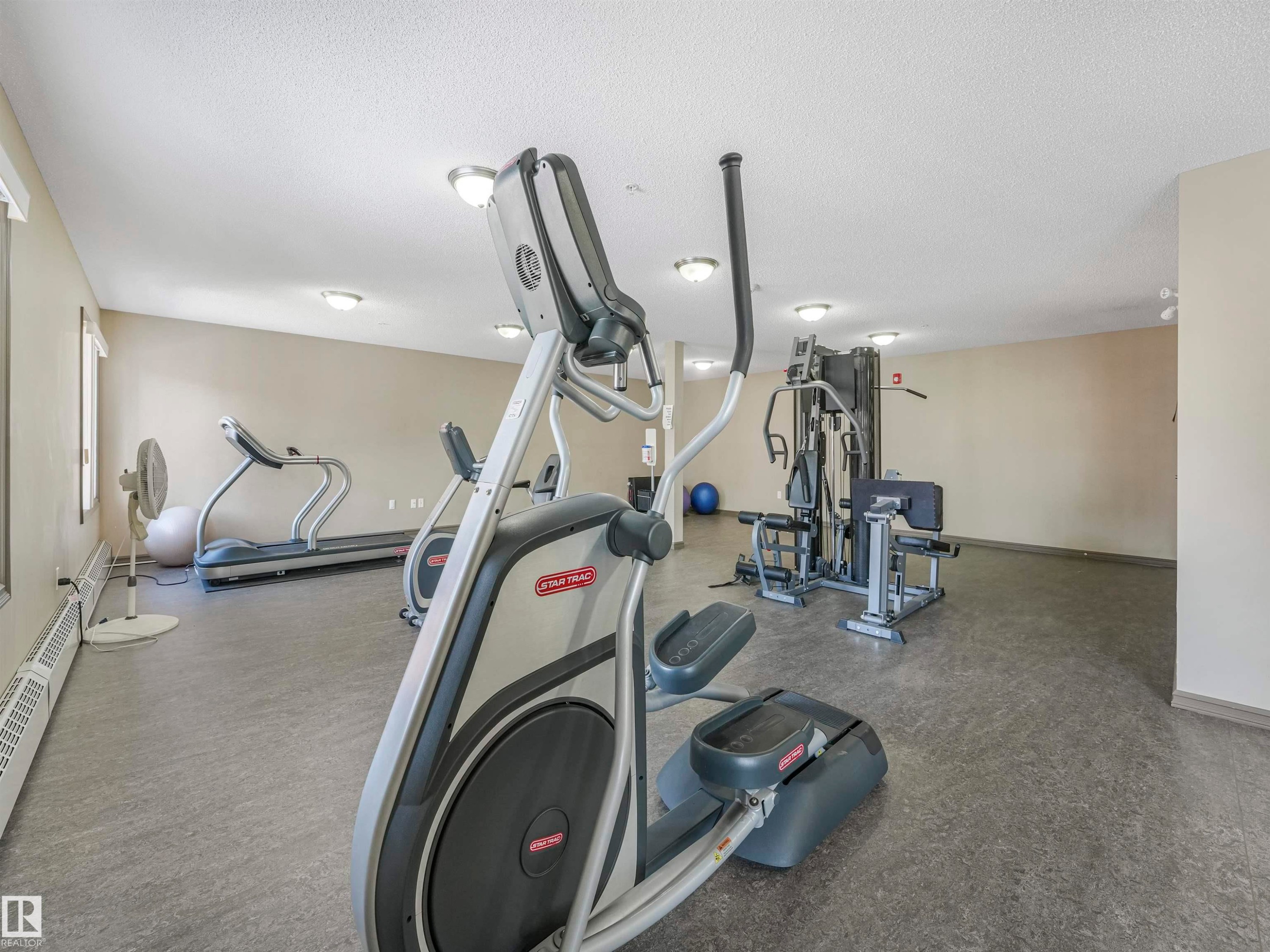 314 2203 44 Avenue, Edmonton, AB - Indoor Photo Showing Gym Room