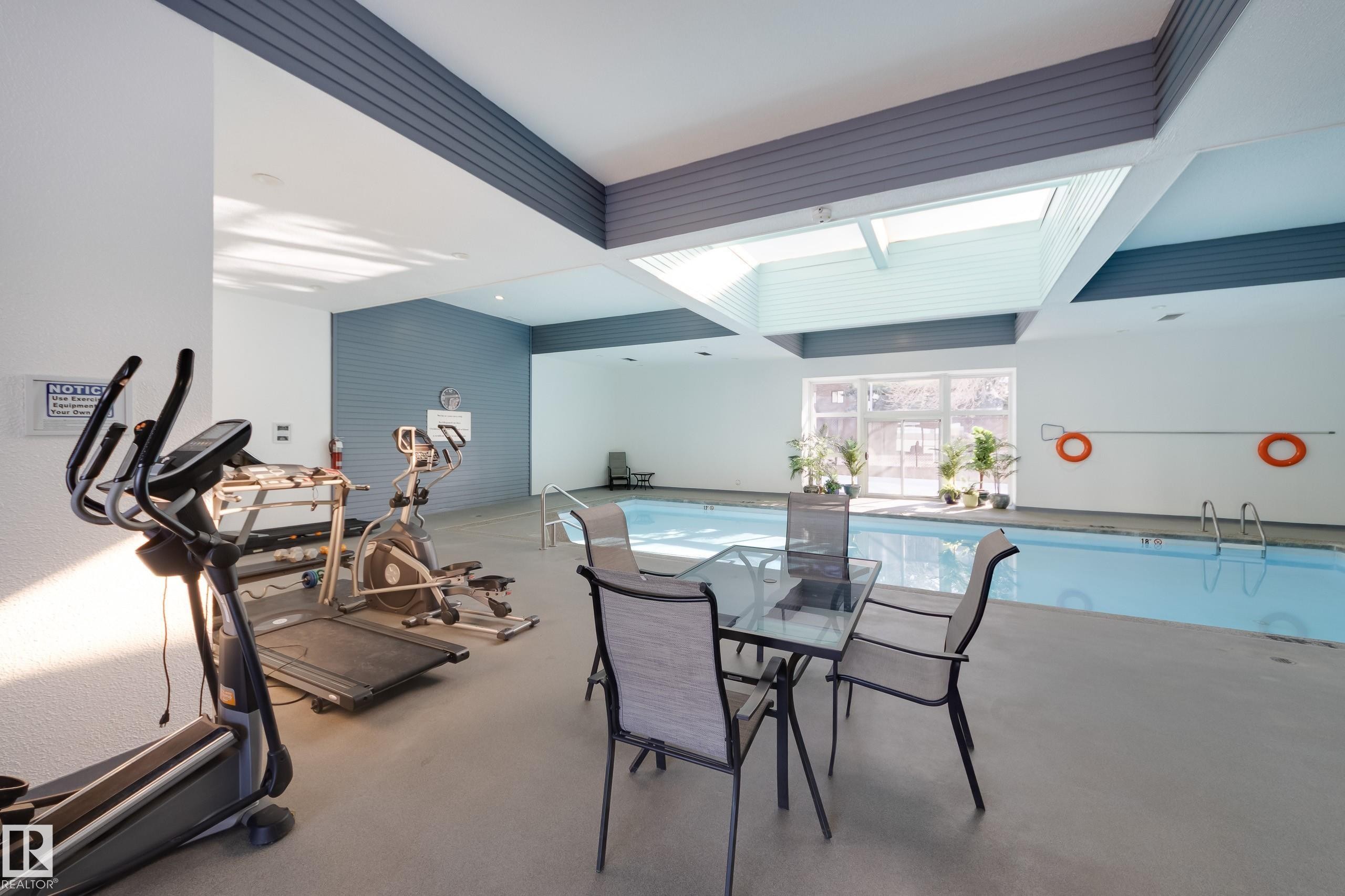 108 14810 51 Avenue, Edmonton, AB - Indoor Photo Showing Other Room With In Ground Pool