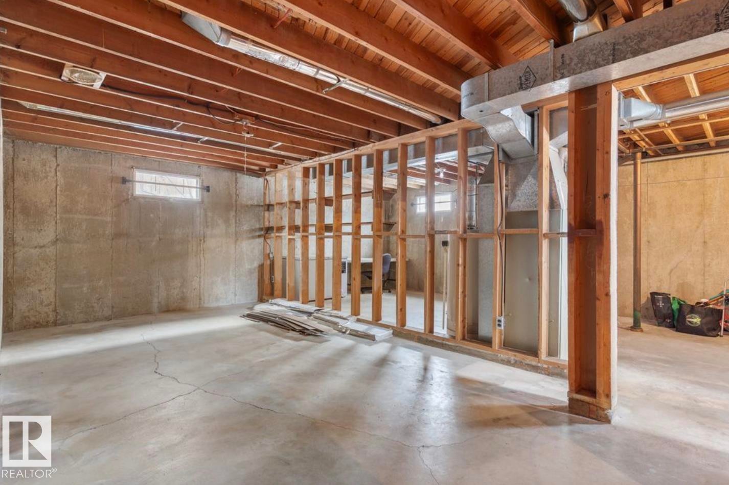 View of basement - 3810 110 Avenue, Edmonton, AB - Indoor Photo Showing Basement
