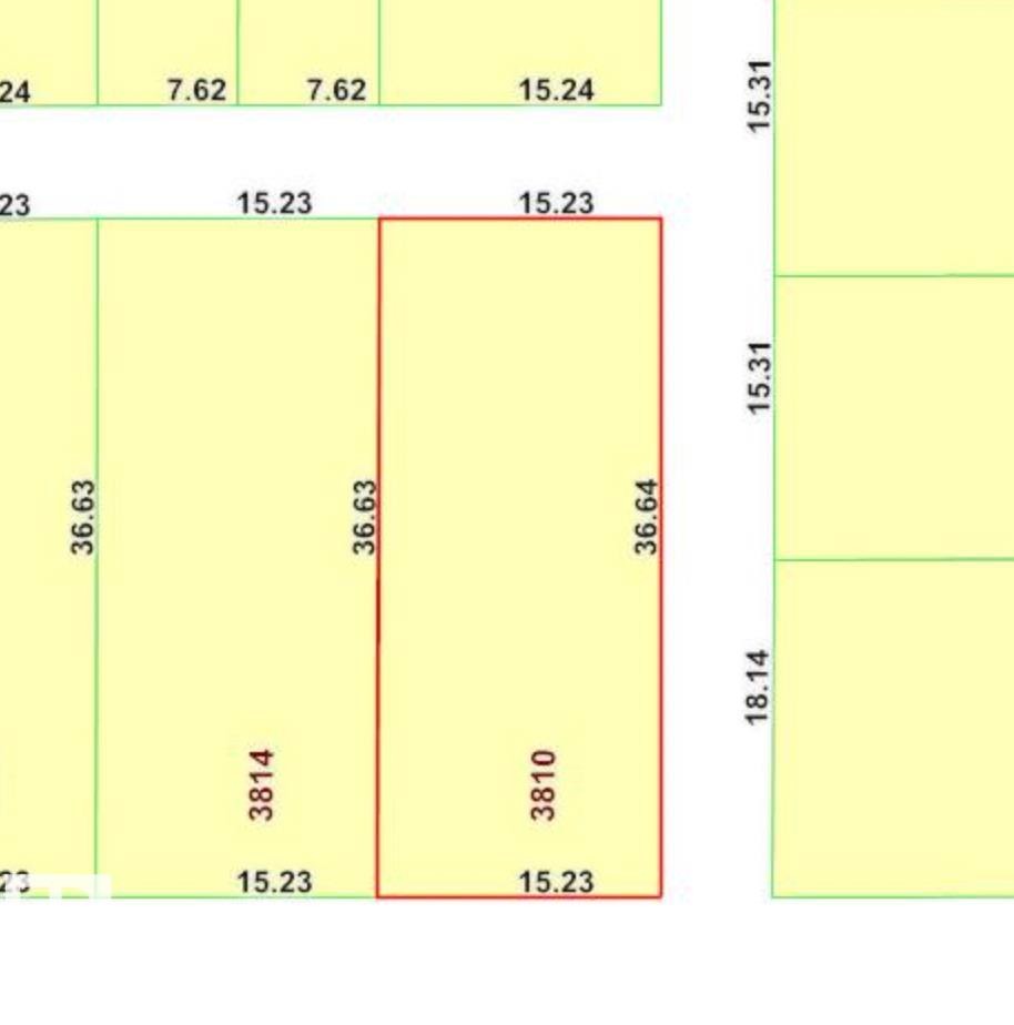 Map of parcels - 3810 110 Avenue, Edmonton, AB - Other