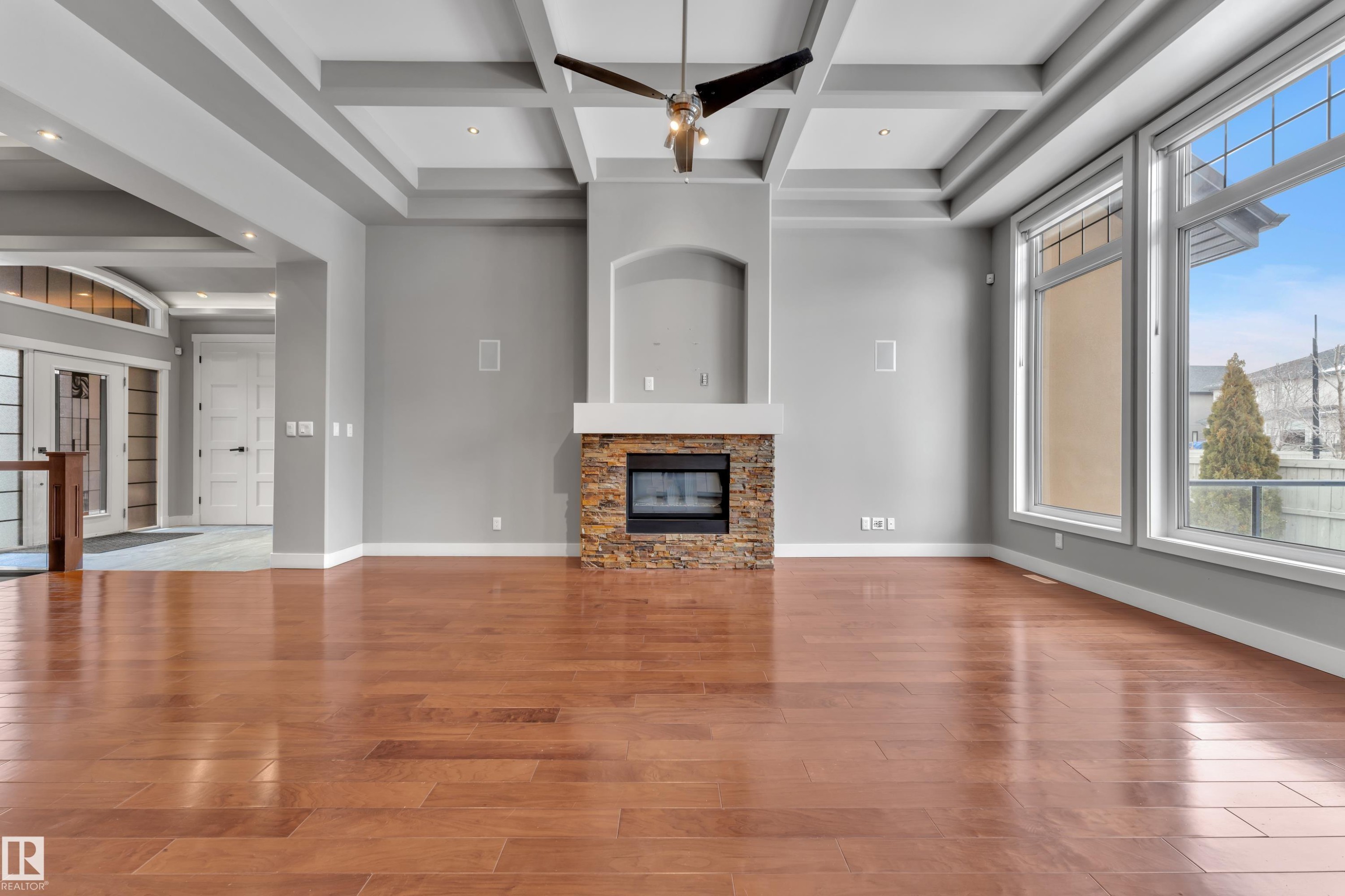 4107 Westcliff Heath, Edmonton, AB - Indoor With Fireplace