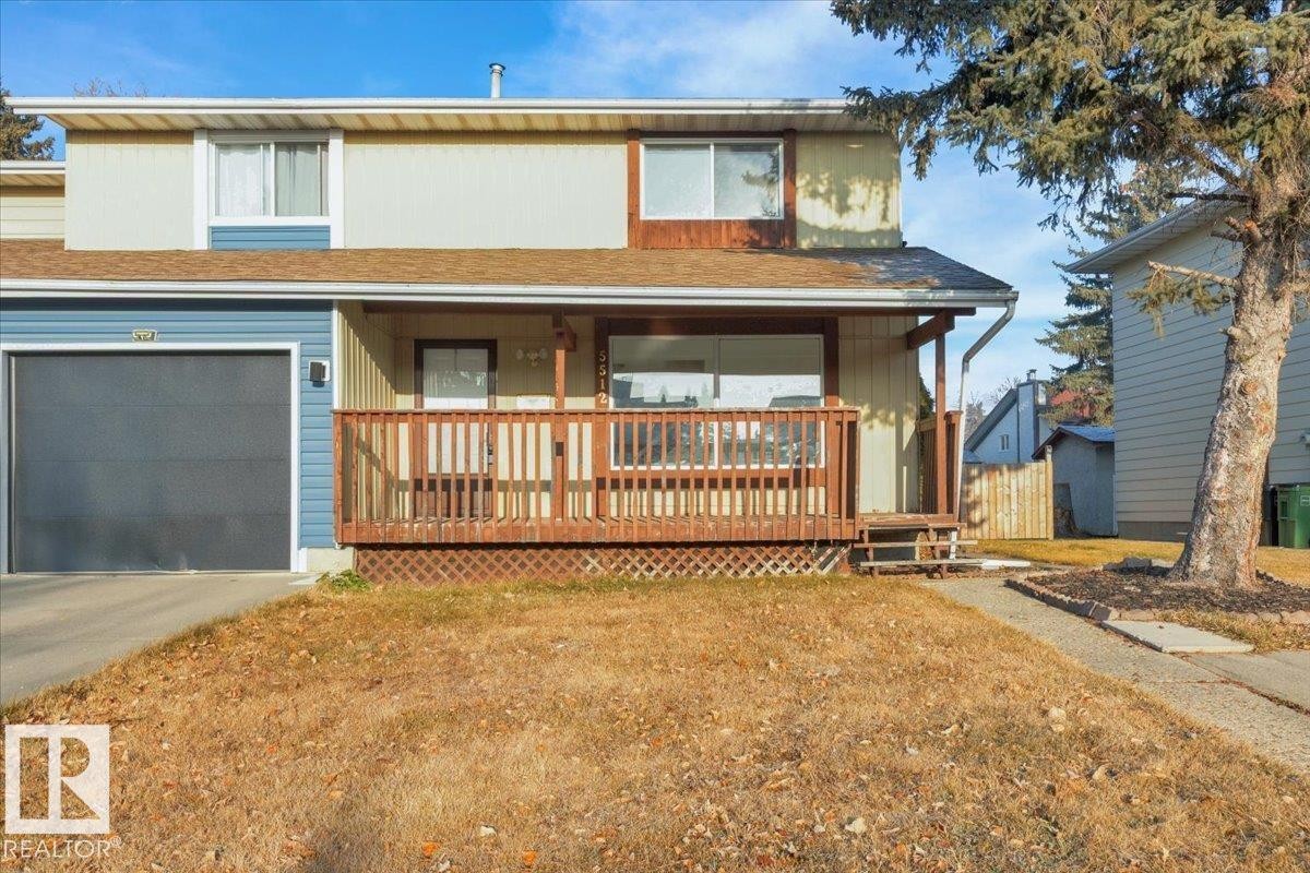 5512 38B Avenue, Edmonton, AB - Outdoor With Deck Patio Veranda
