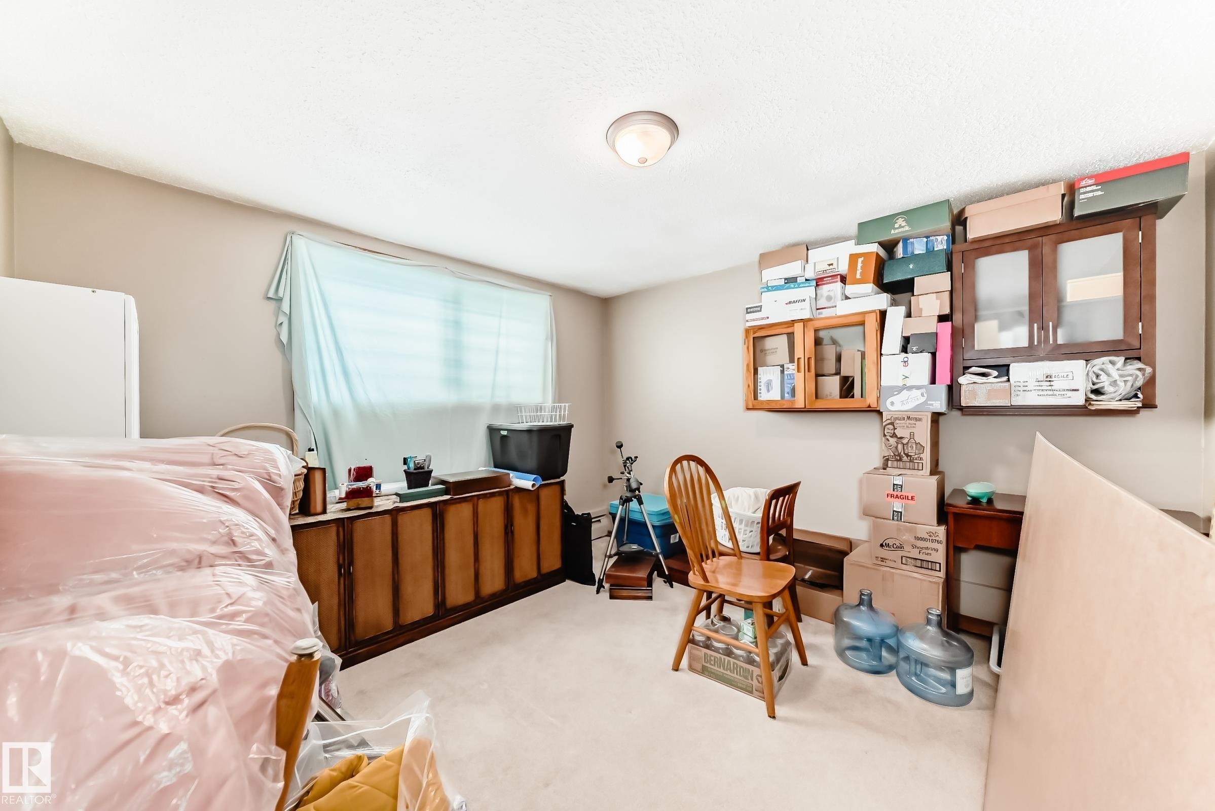 View of carpeted bedroom - 12028 87 Street, Edmonton, AB - Indoor Photo Showing Other Room