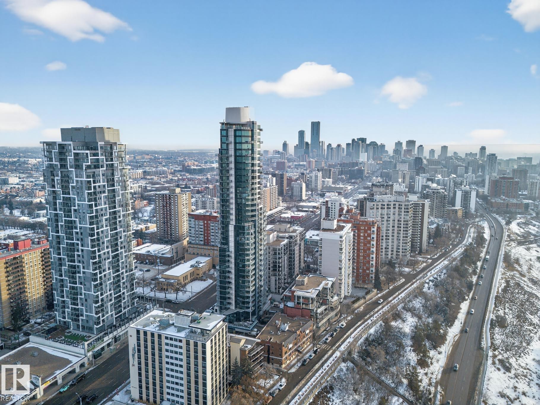 View of city skyline - #902 11969 Jasper Av Nw, Edmonton, AB - Outdoor With View