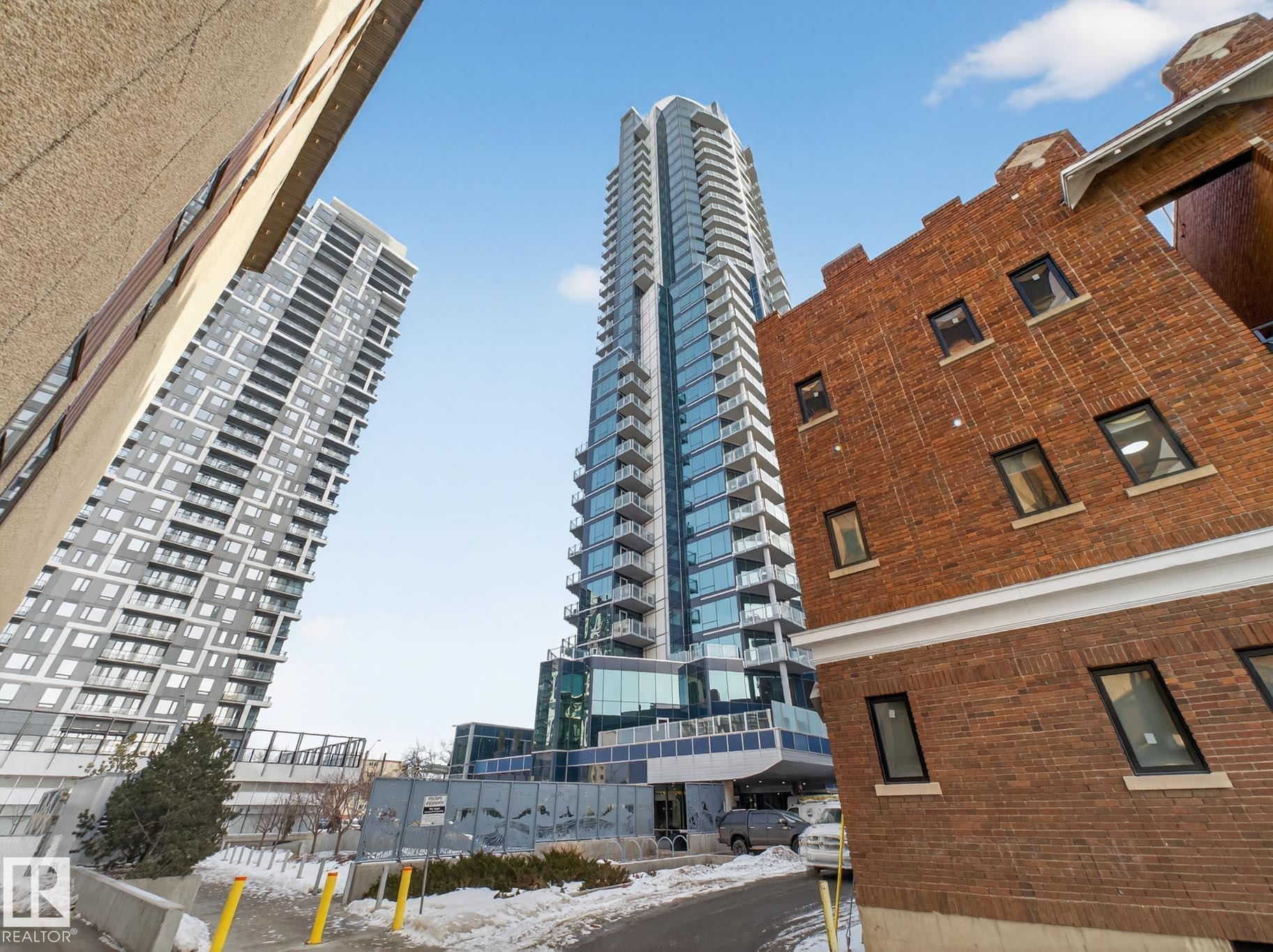 View of apartment building / complex - #902 11969 Jasper Av Nw, Edmonton, AB - Outdoor With Facade
