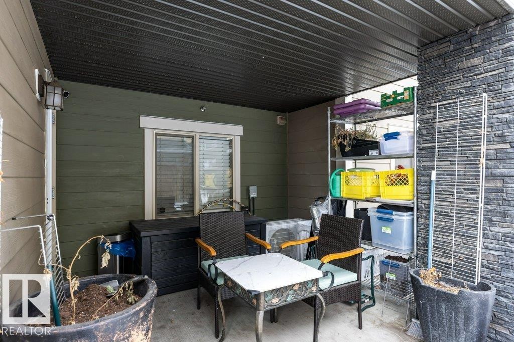 View of patio featuring a pergola - 107 25 Element Dr, St. Albert, AB - Outdoor With Deck Patio Veranda With Exterior