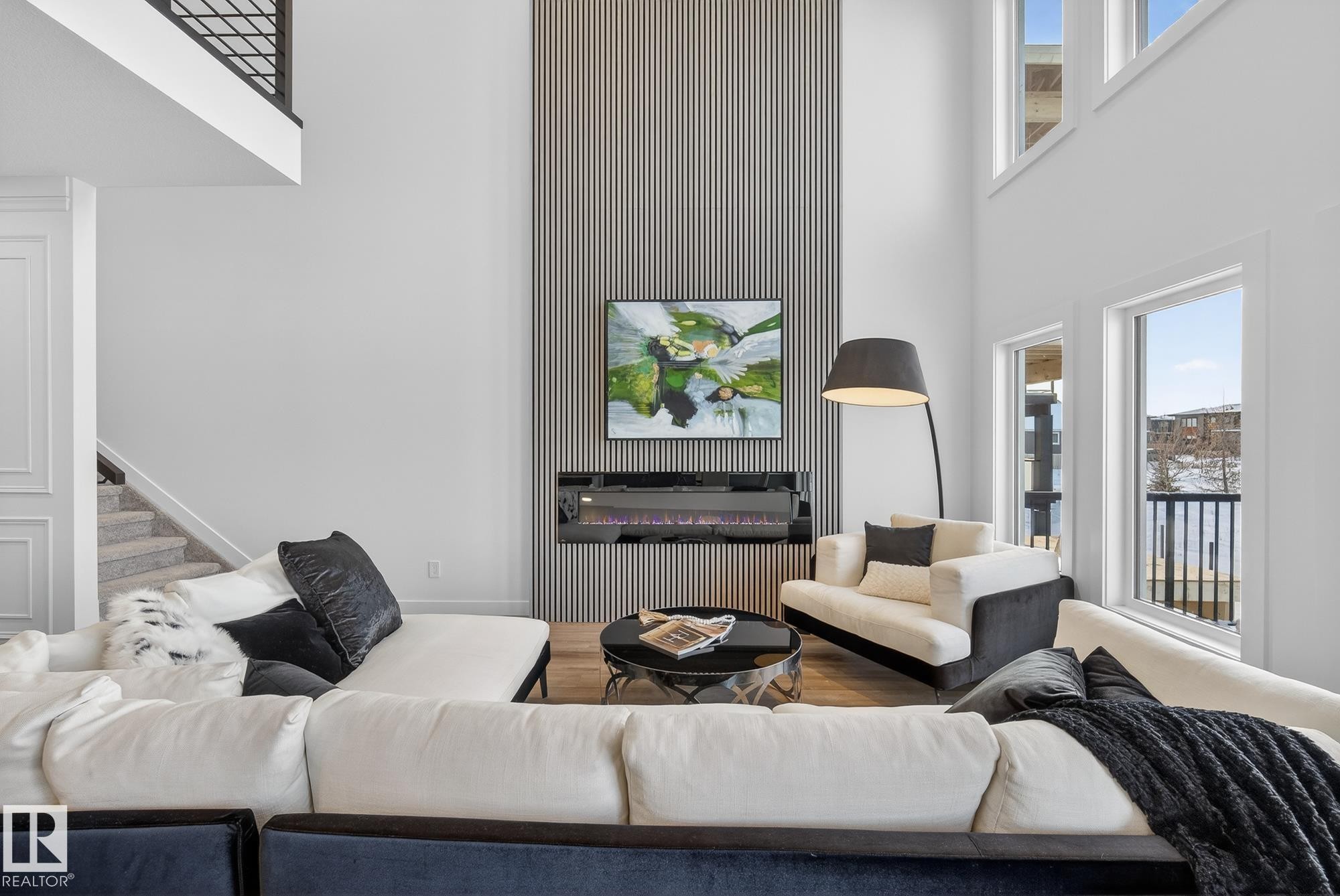 34 Eldridge Point(E), St. Albert, AB - Indoor Photo Showing Living Room