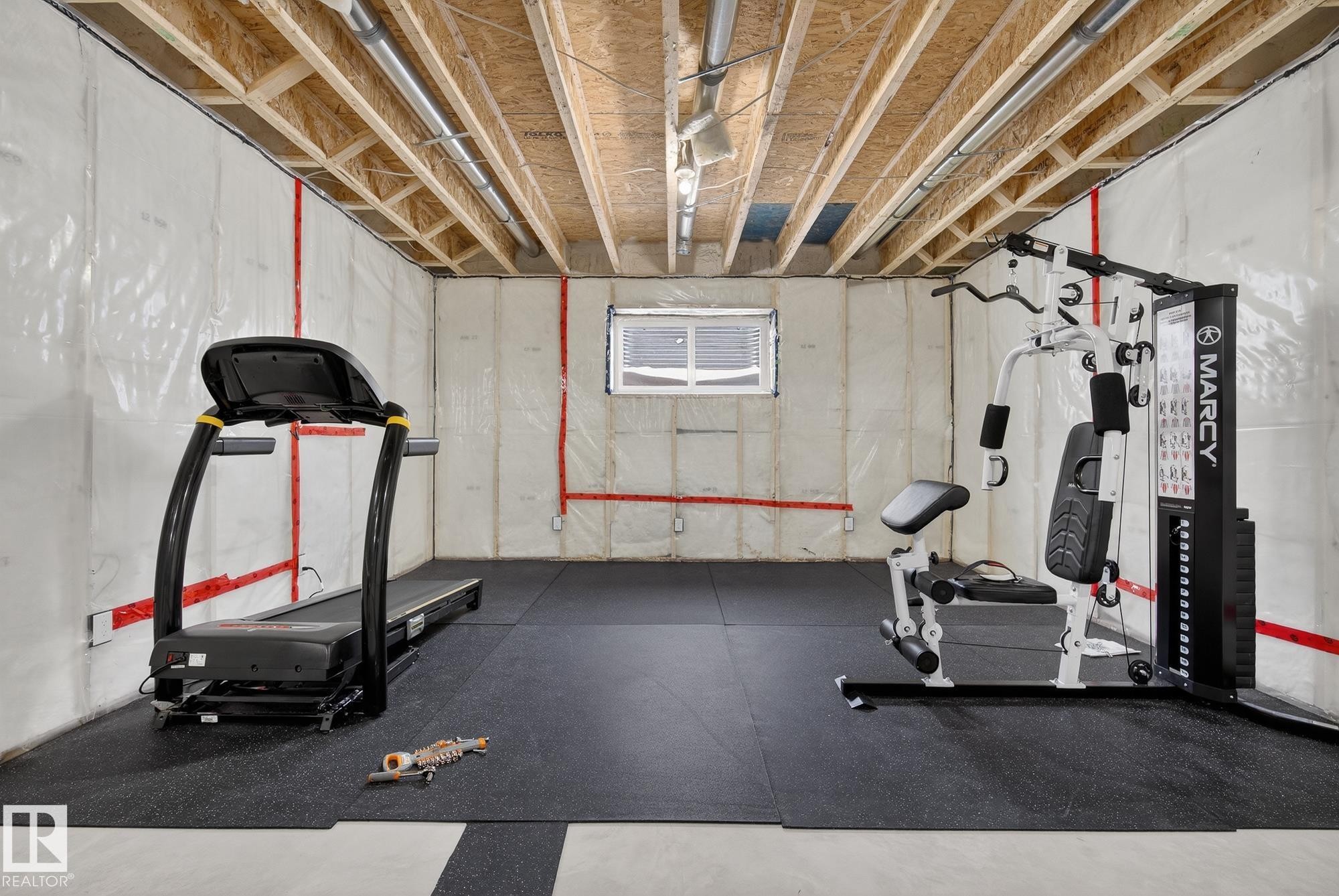 2017 Flycatcher Point(E), Edmonton, AB - Indoor Photo Showing Gym Room