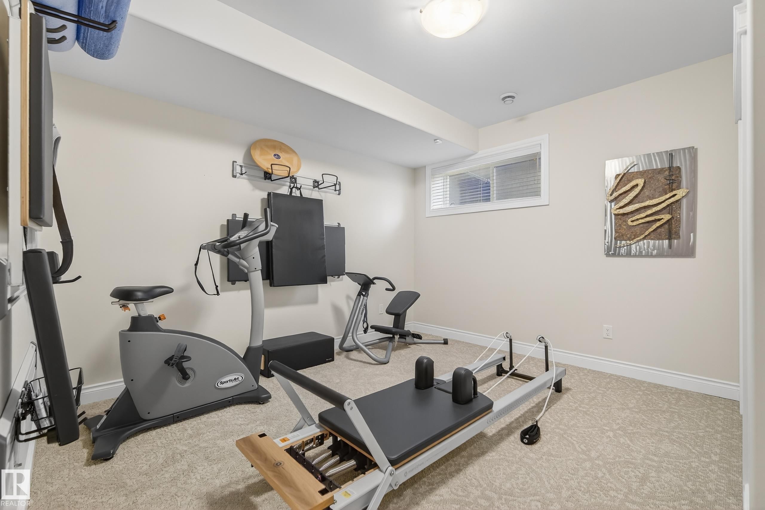 10309 Villa Avenue, Edmonton, AB - Indoor Photo Showing Gym Room