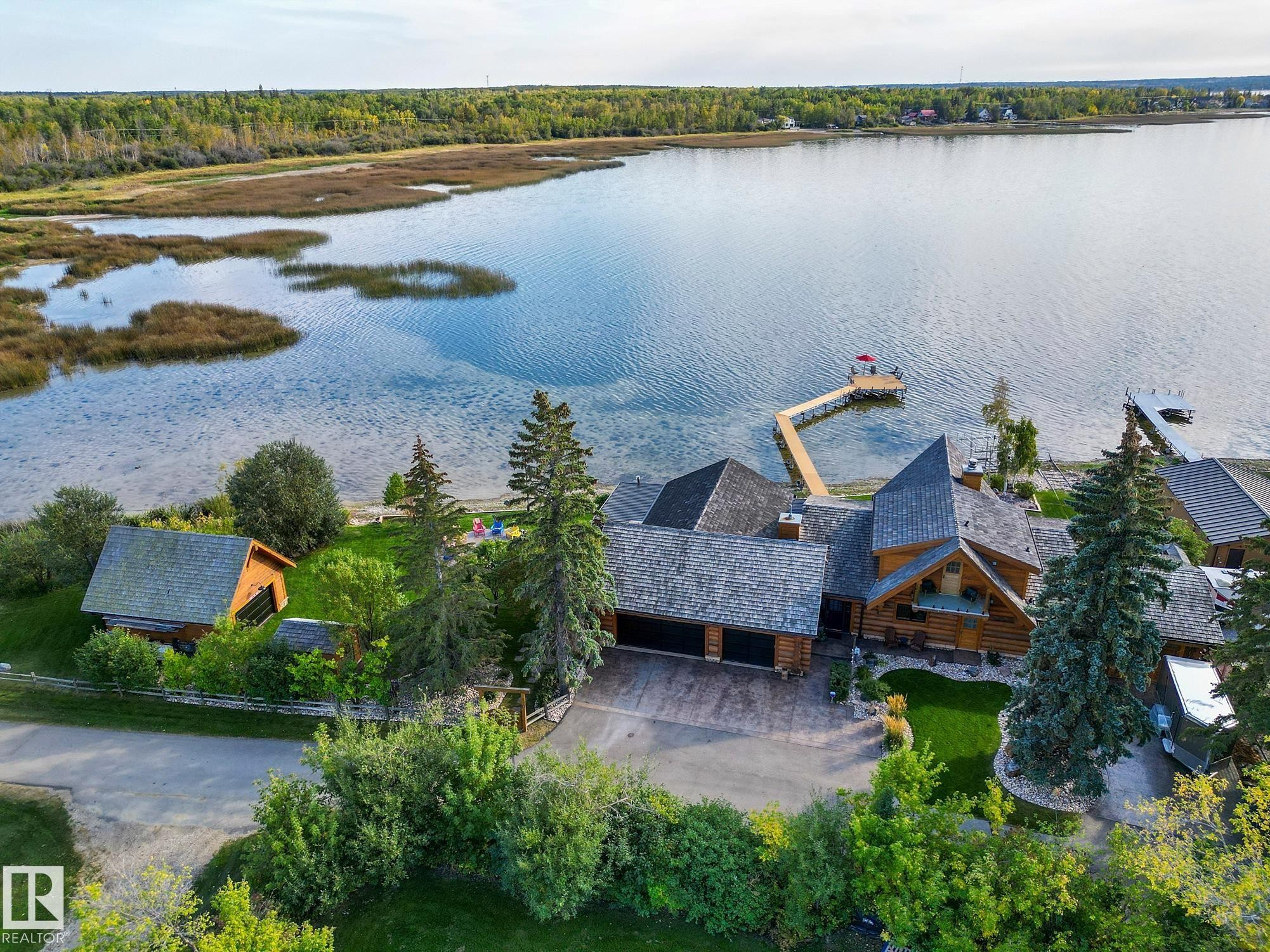 #1 Martin Road, Rural Lac Ste. Anne County, AB - Outdoor With Body Of Water With View