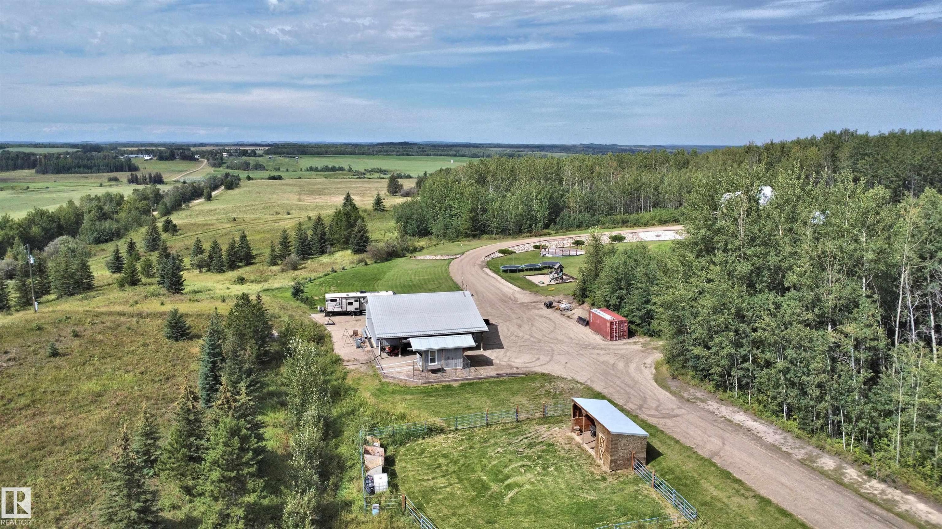 5208 Twp Road 505, Rural Parkland County, AB - Outdoor With View