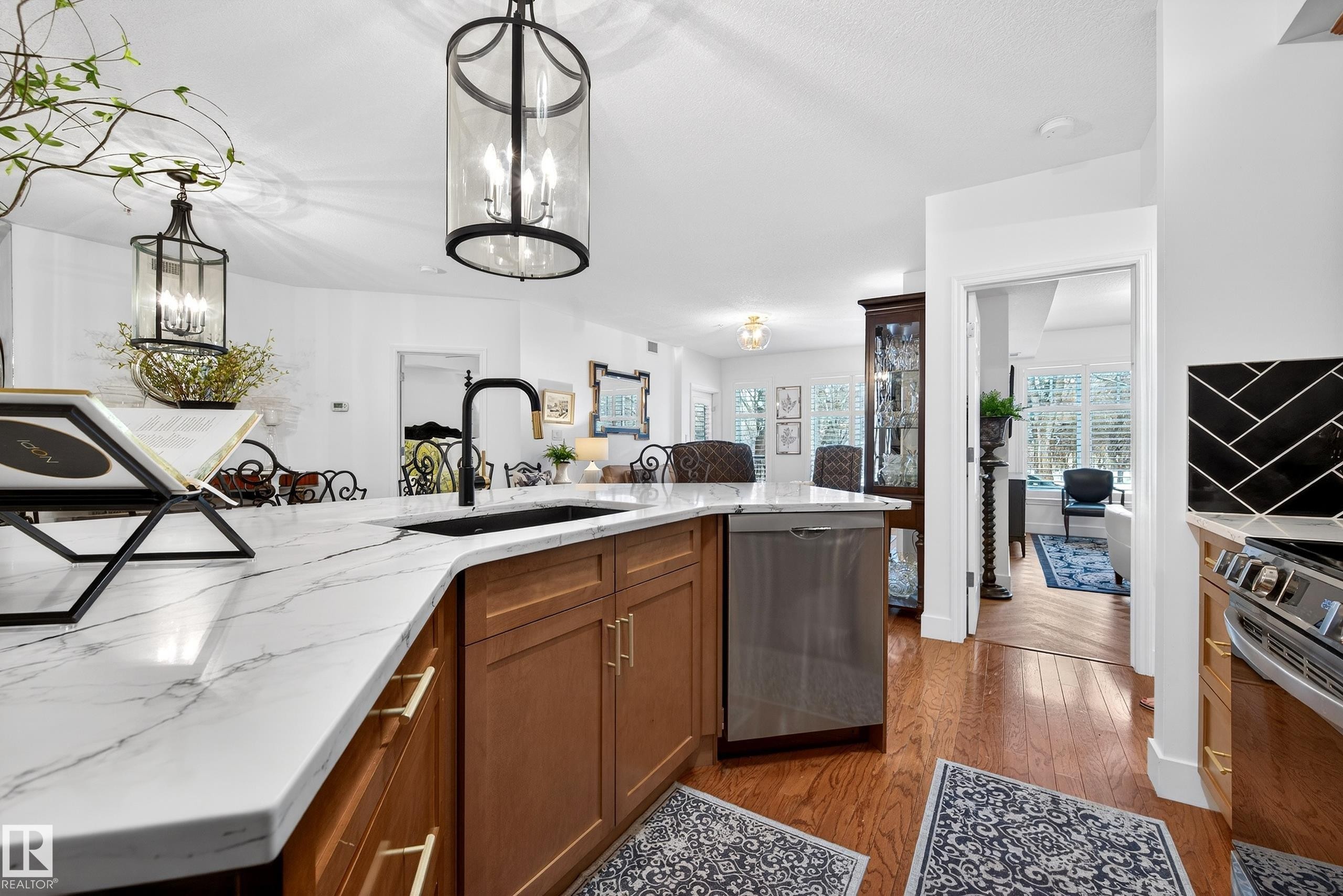 103 9811 96A Street, Edmonton, AB - Indoor Photo Showing Kitchen