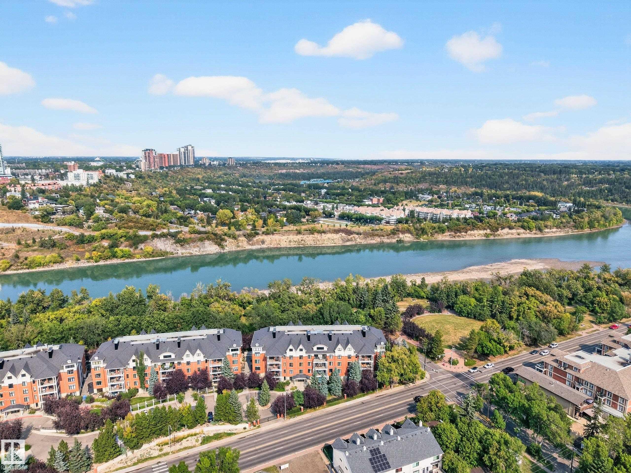 103 9811 96A Street, Edmonton, AB - Outdoor With Body Of Water With View