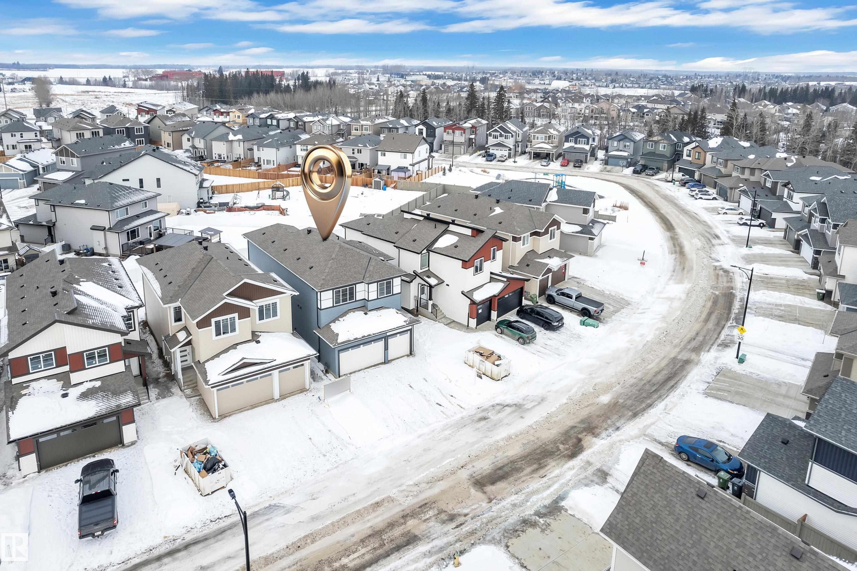 Drone / aerial view - 733 Astoria Way, Devon, AB - Outdoor With View